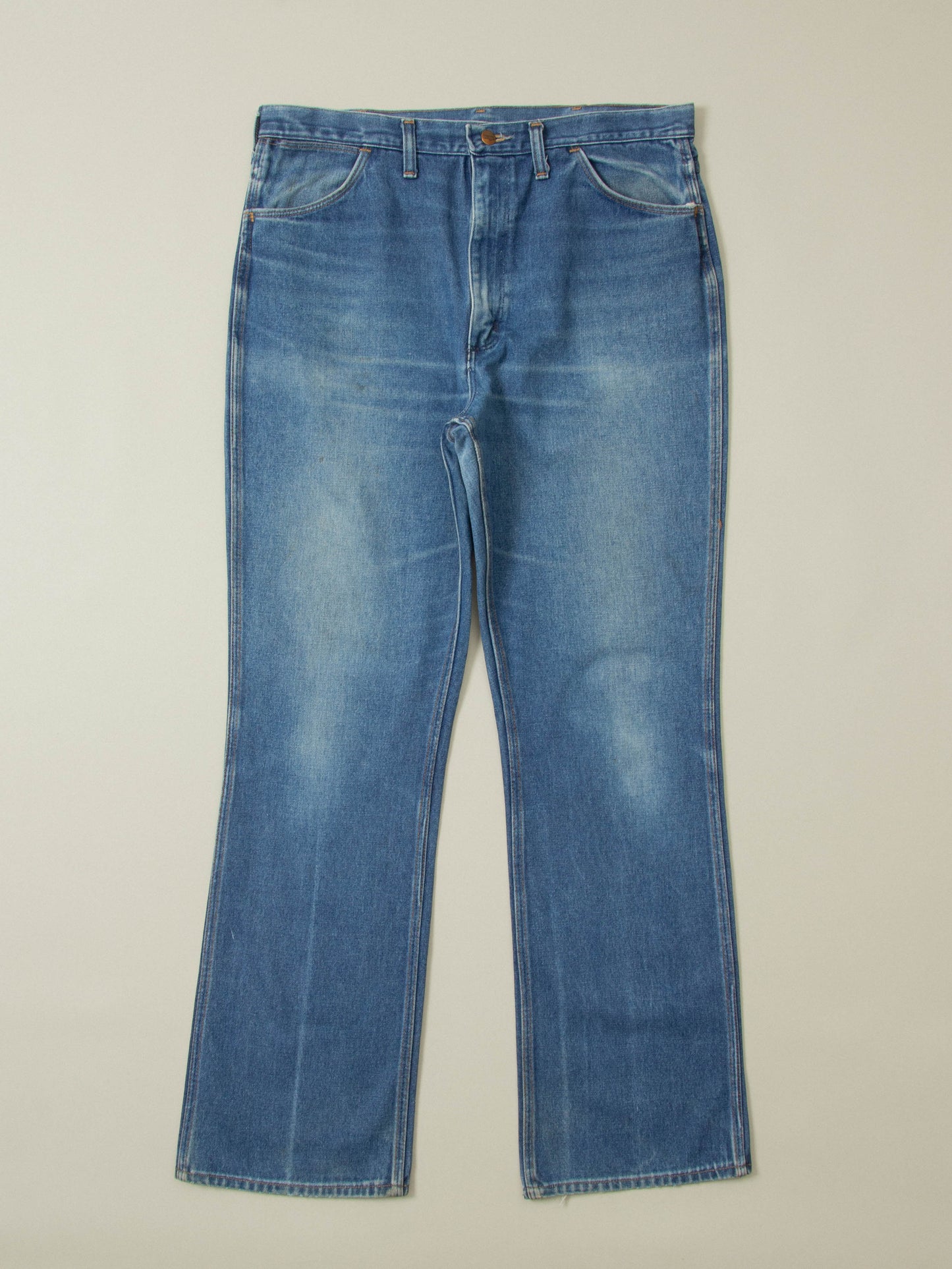 Vtg 1970s Bootcut Wrangler Jeans - Made in USA (36x34)
