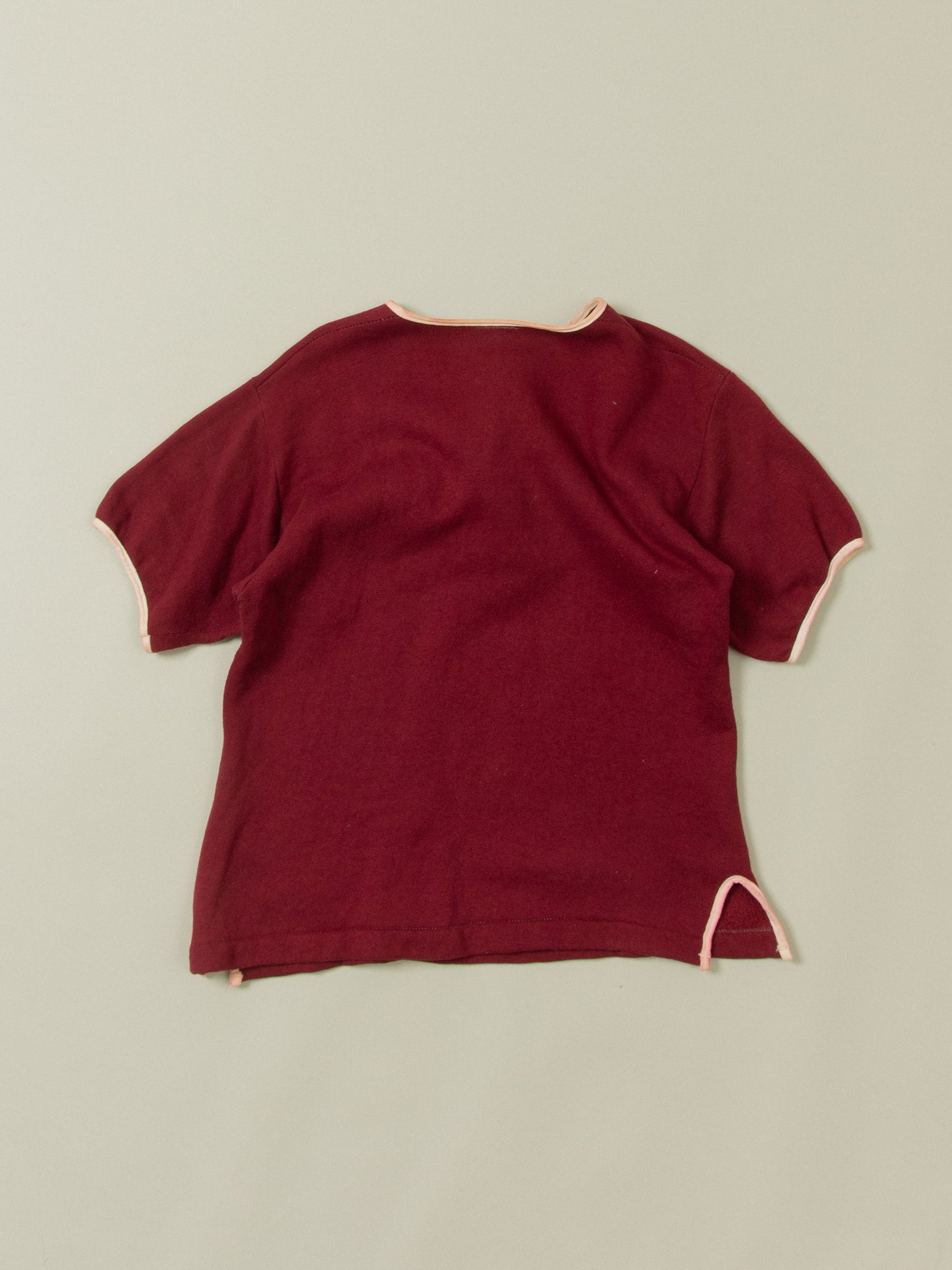 Vtg 1960s Steamtown Henley Tee (S)