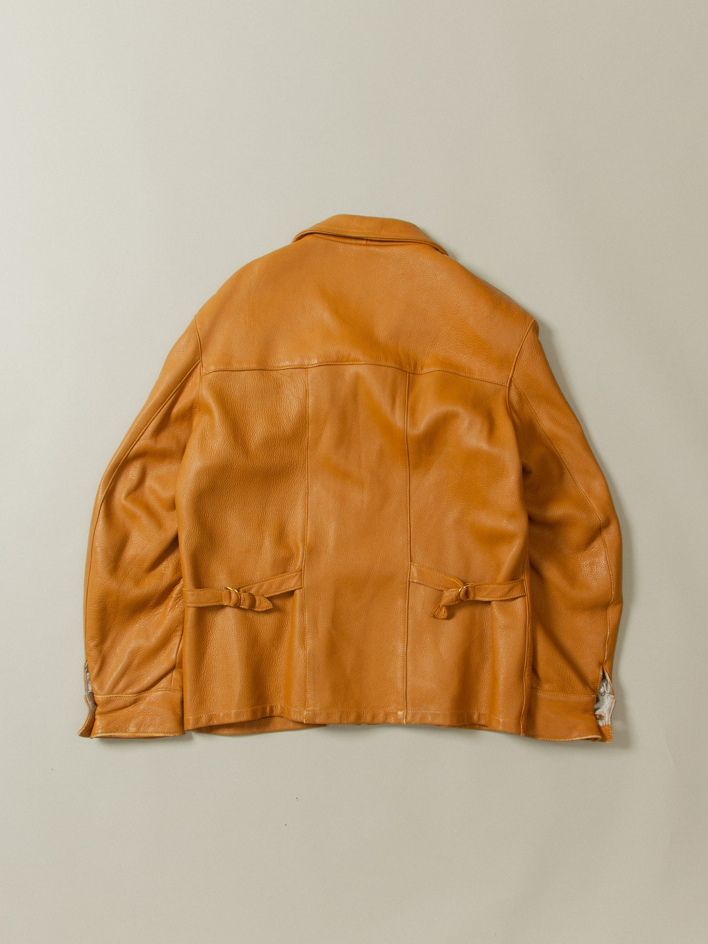 Vtg 1960s Deadstock Deerskin Leather Jacket - Made in USA (L)