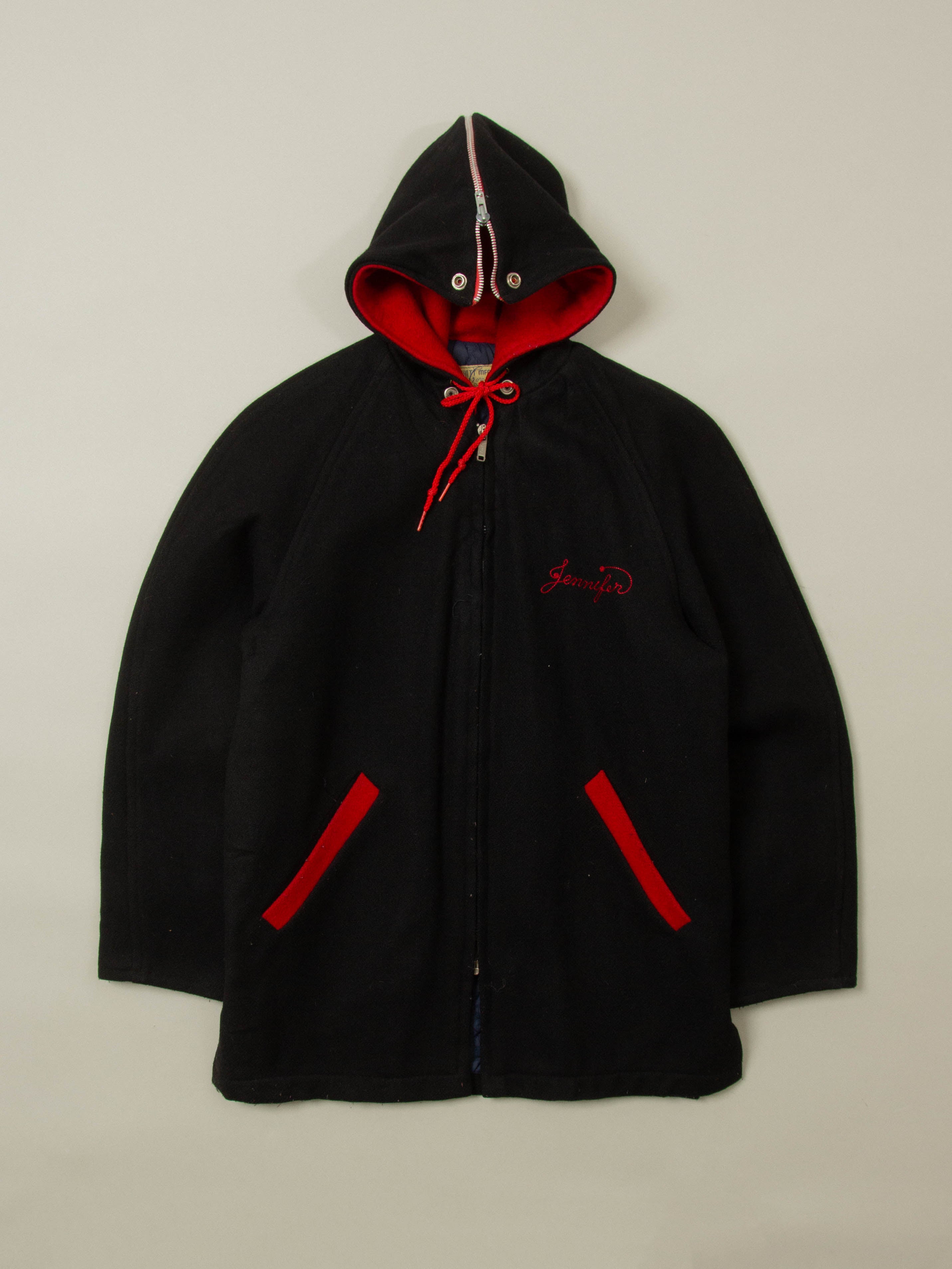 Vtg 1960s Hewitt Mfg. Hooded Varsity Jacket (M) – Broadway & Sons