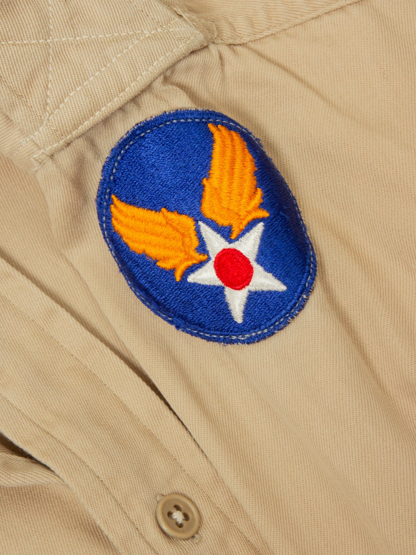 Vtg WWII US Air Force Officer Shirt (S)