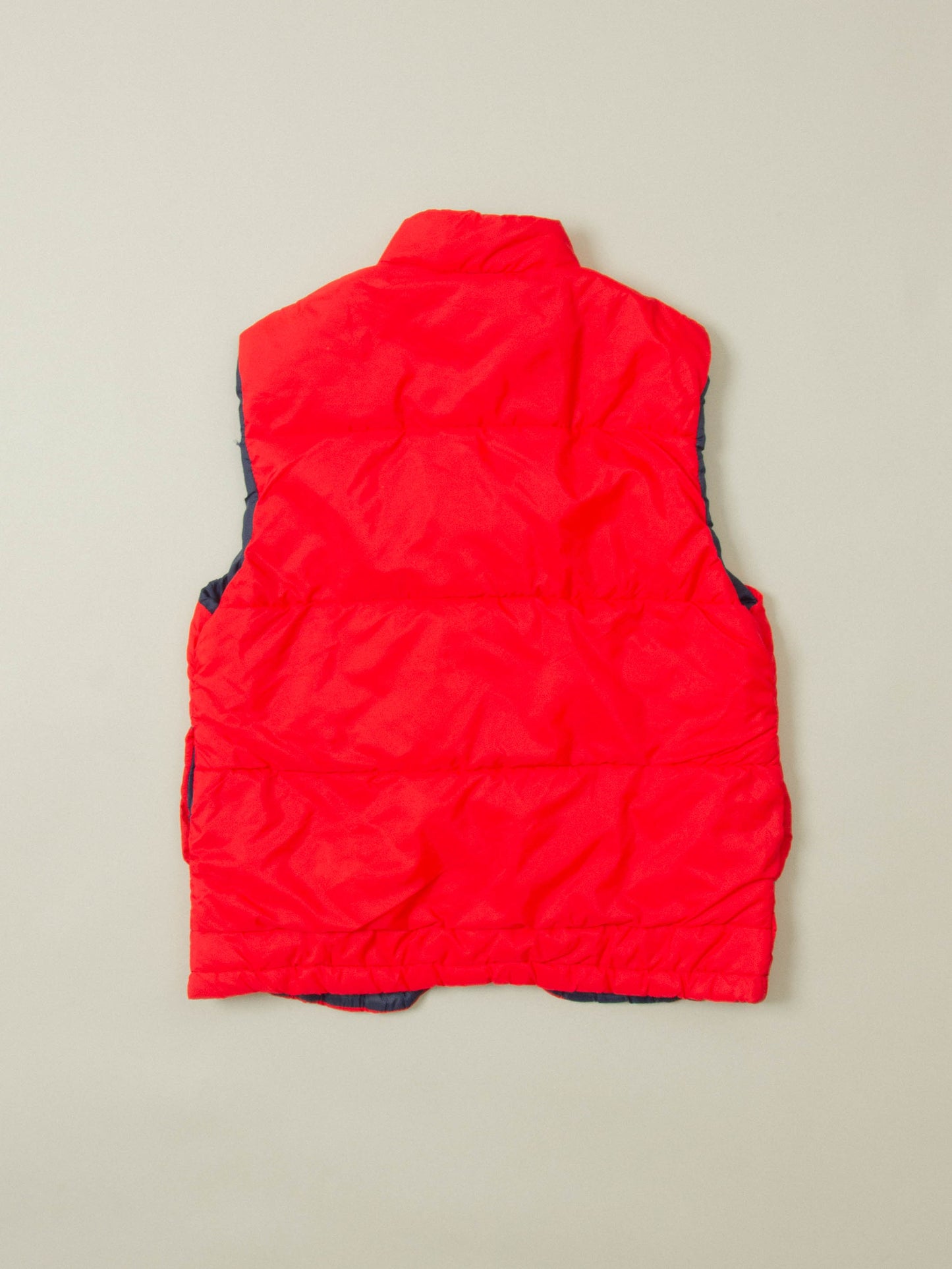 Vtg 1980s Ringer Puffer Vest - Made in USA (M)