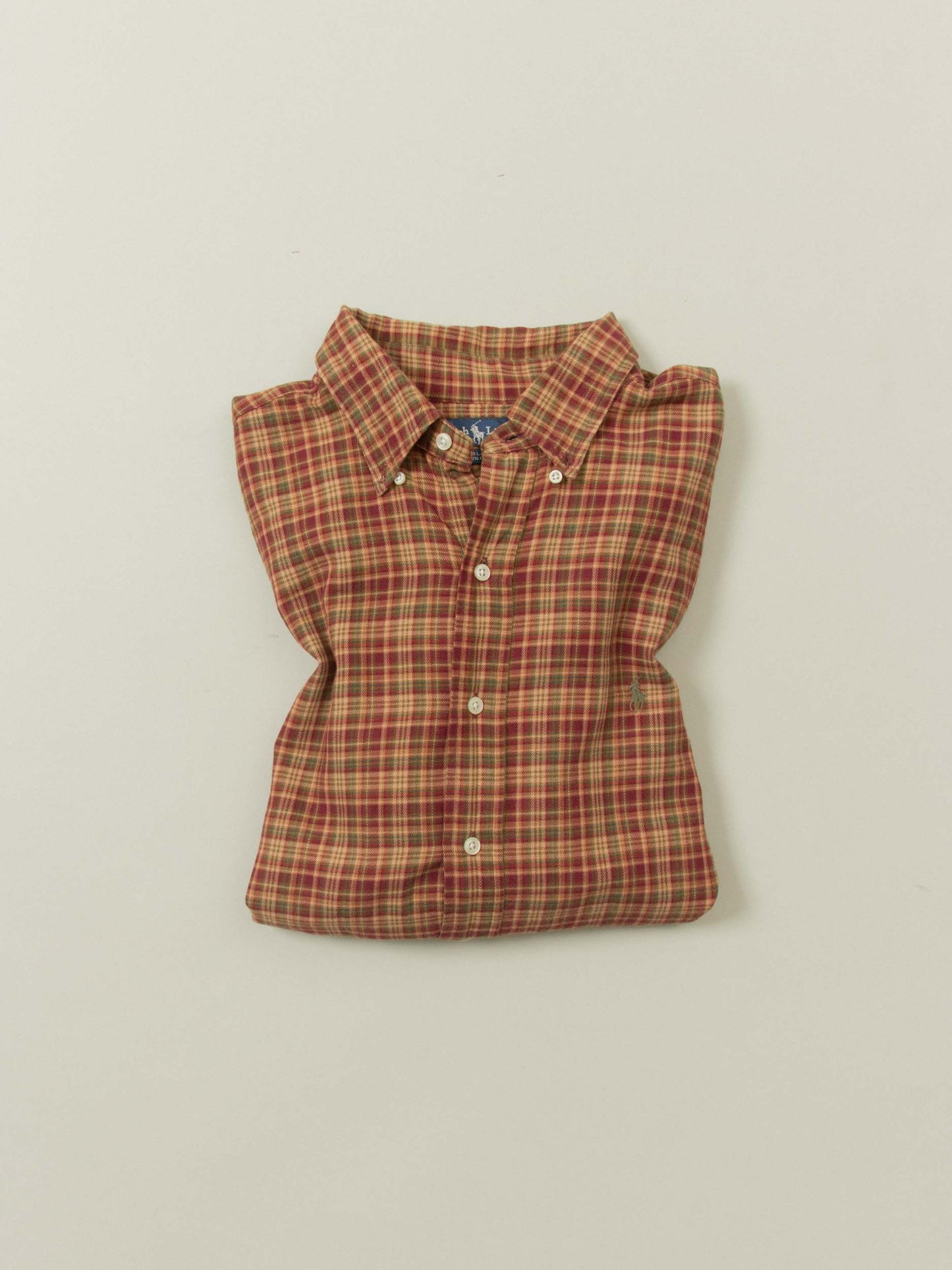 Vtg 1990s Ralph Lauren Flannel Shirt (XL)