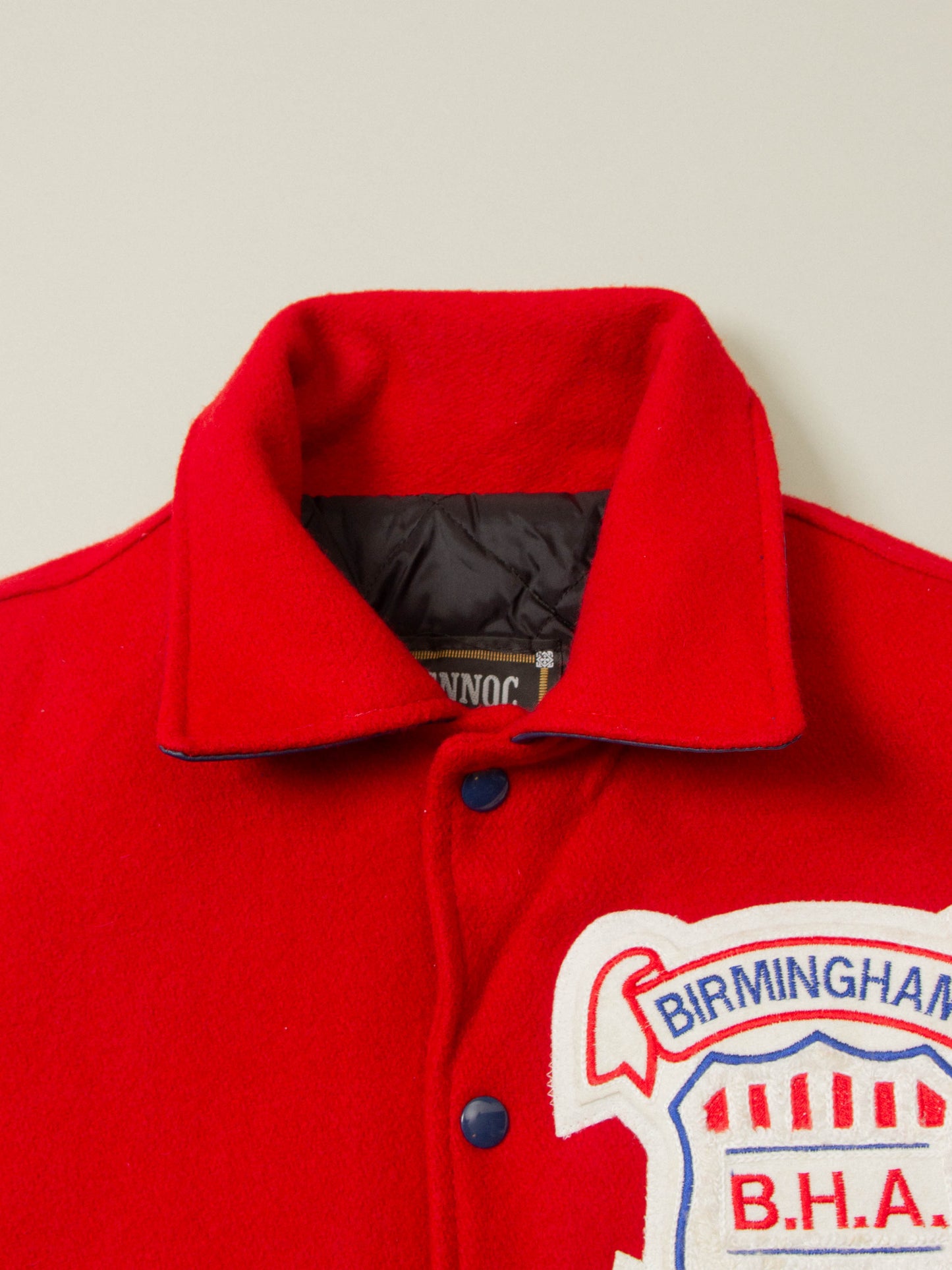 Vtg 1990s Birmingham Hockey Varsity Jacket – Made in USA (S)