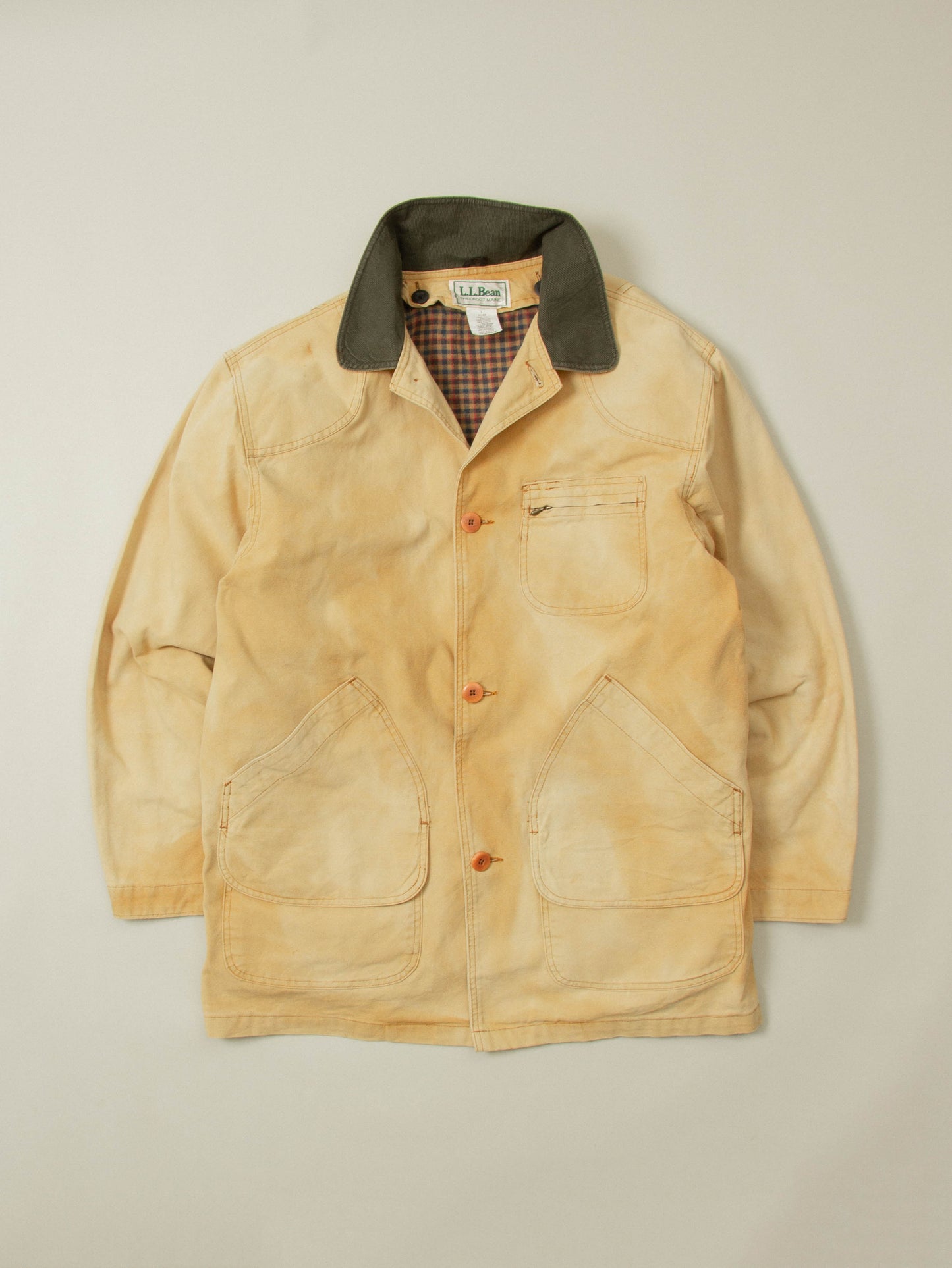 Vtg 1990s L.L. Bean Chore Coat - Made in USA (L)