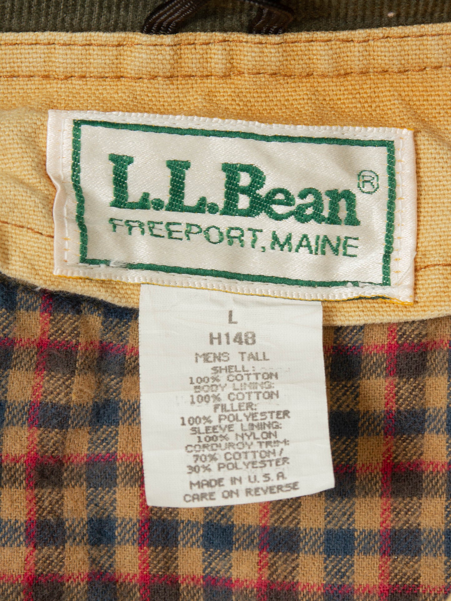 Vtg 1990s L.L. Bean Chore Coat - Made in USA (L)