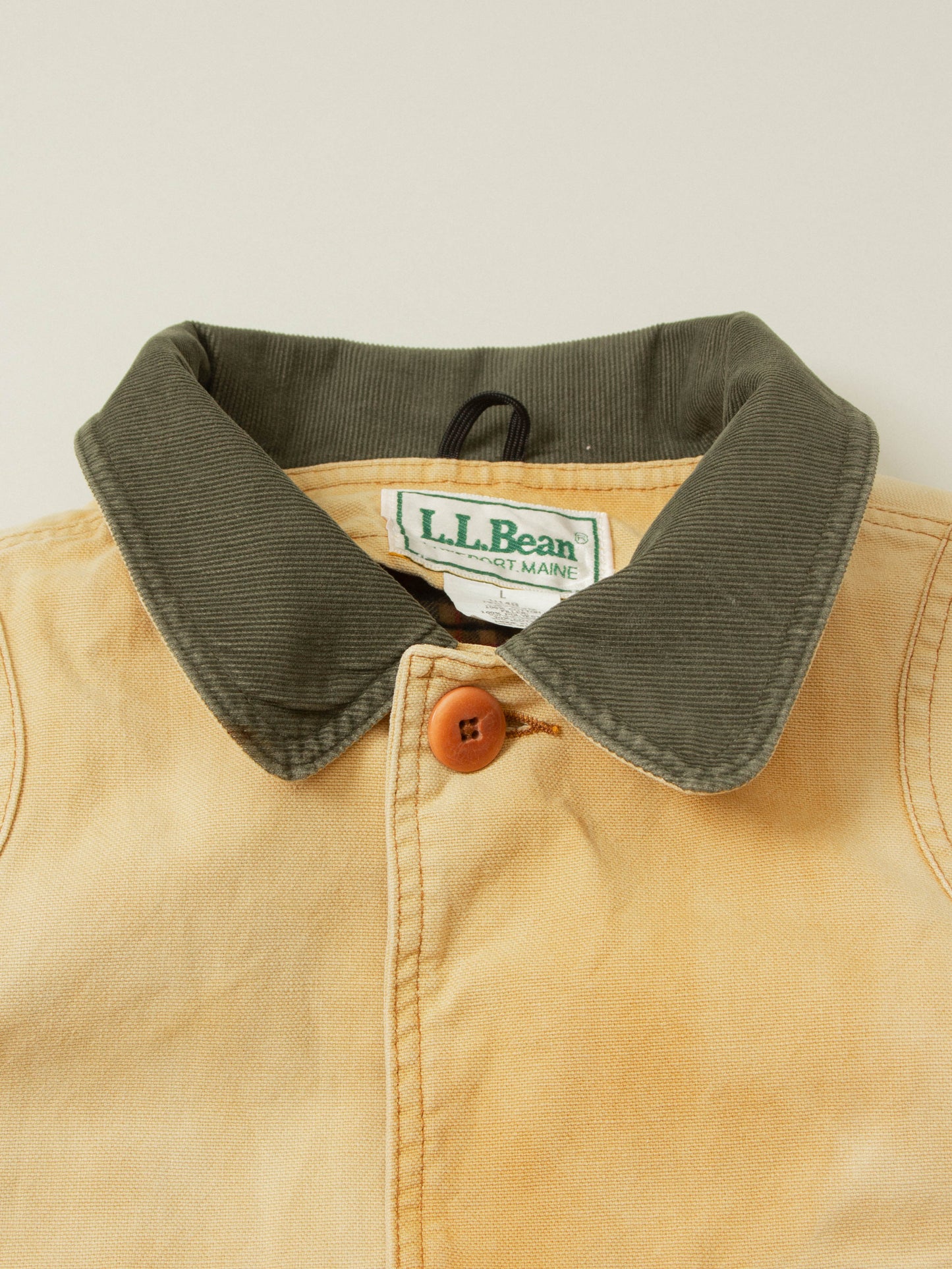 Vtg 1990s L.L. Bean Chore Coat - Made in USA (L)