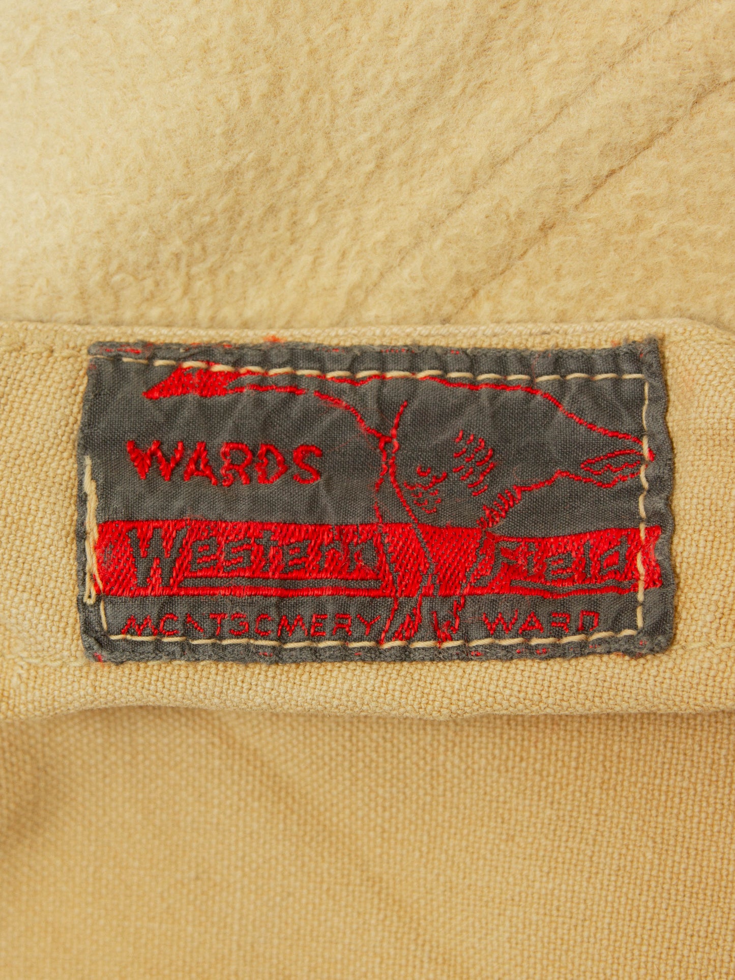 Vtg 1940s Western Field Moleskin Hunting Jacket (M)