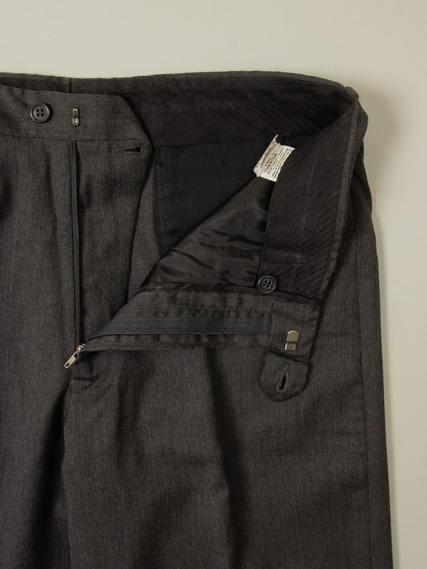 Vtg 1980s Wool Dress Trousers (32x31)