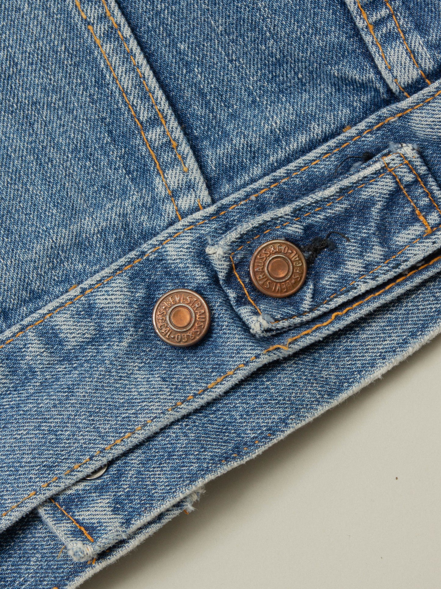 Vtg 1960s Levi's Big E Trucker Denim Jacket (XS)