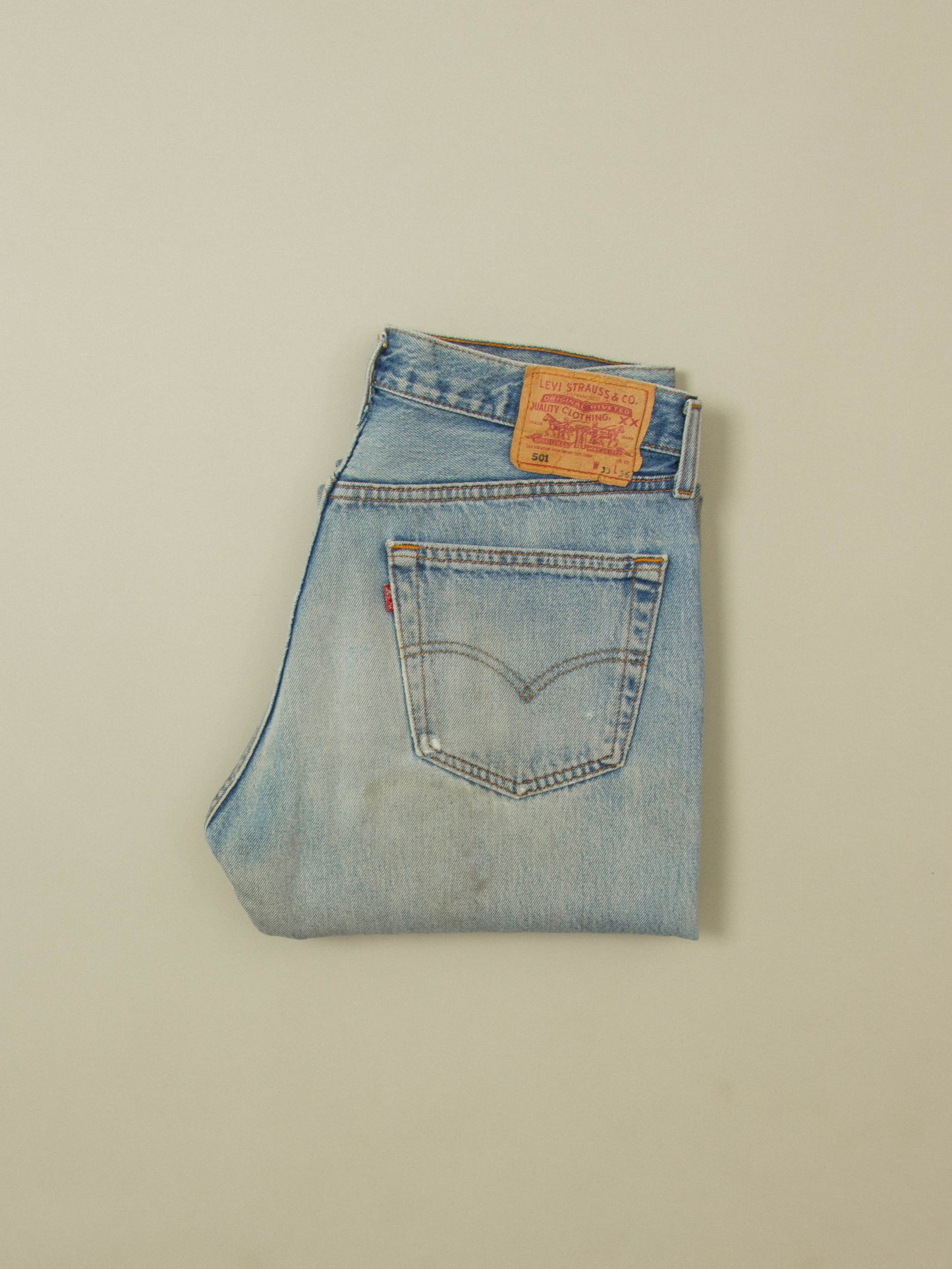 Vtg 1990s Levi's 501 Jeans - Made in UK (32x36)