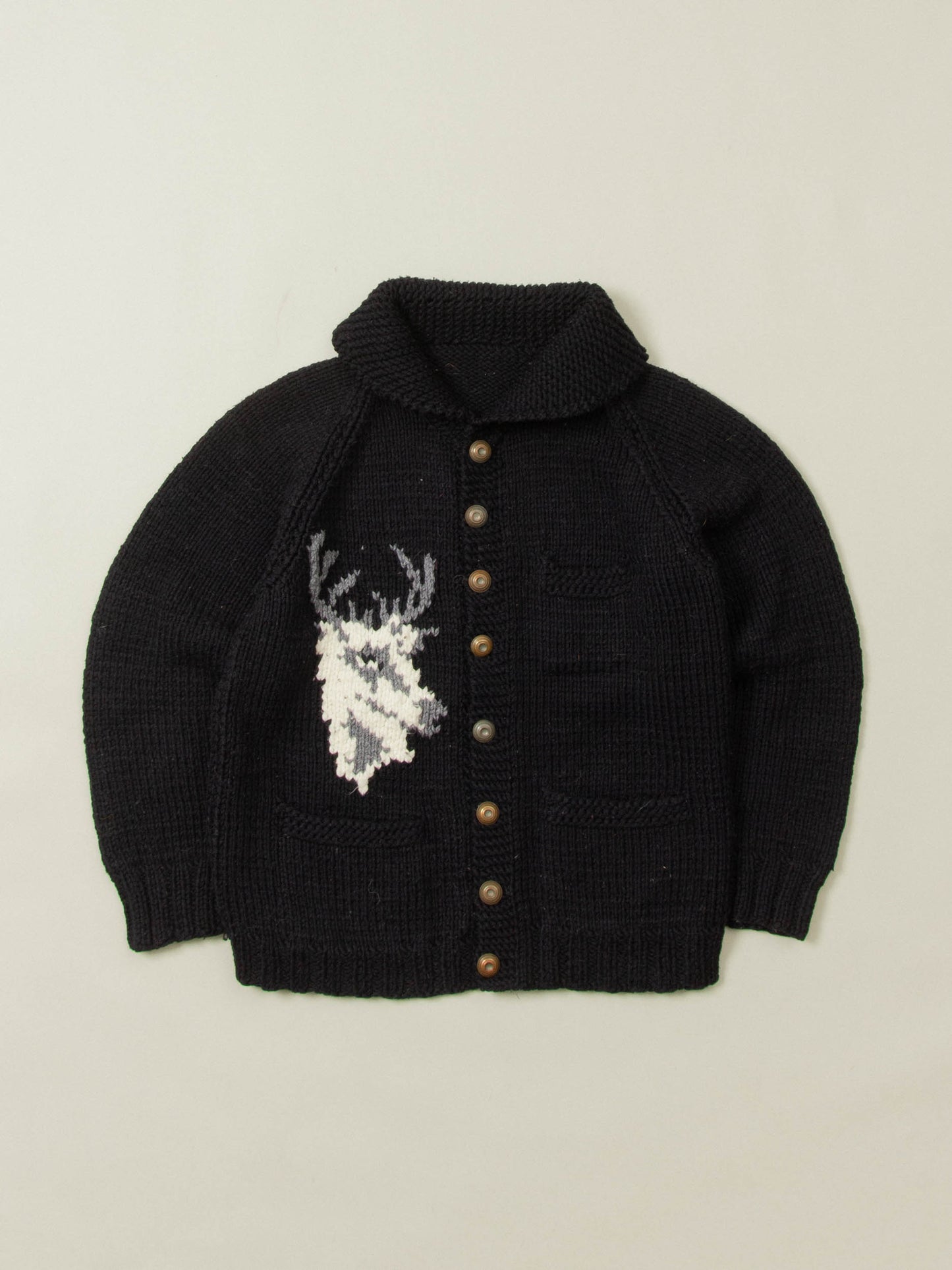 Vtg 1960s Cowichan Wool Sweater – Made in Sweden (M/L)