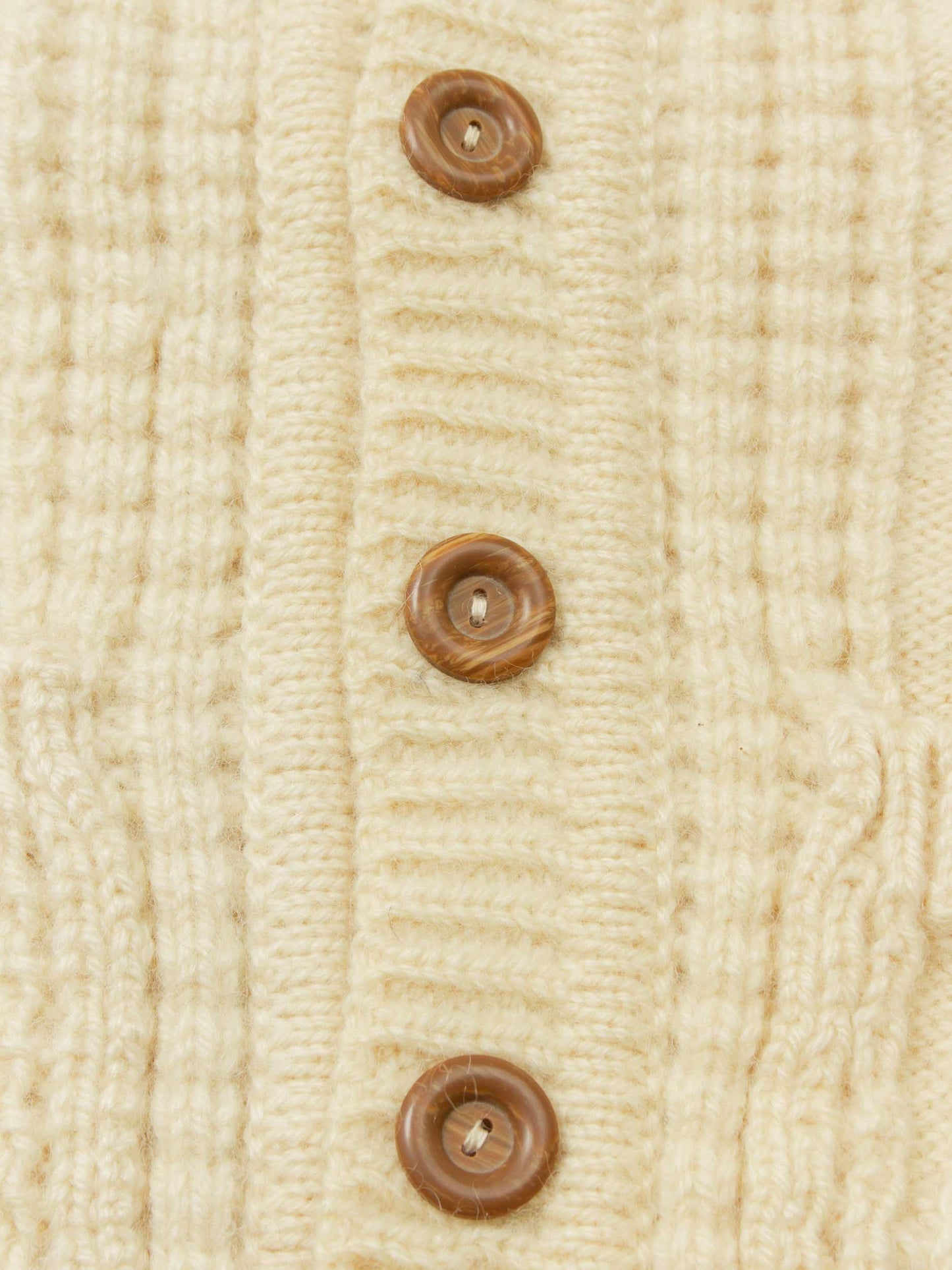 Vtg 1970s Gaeltarra Wool Cardigan - Made in Ireland (S)