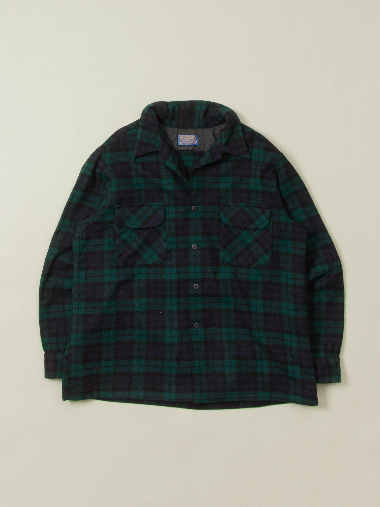Vtg 1970s Pendleton Tartan Plaid Wool Shirt – Made in USA (L)