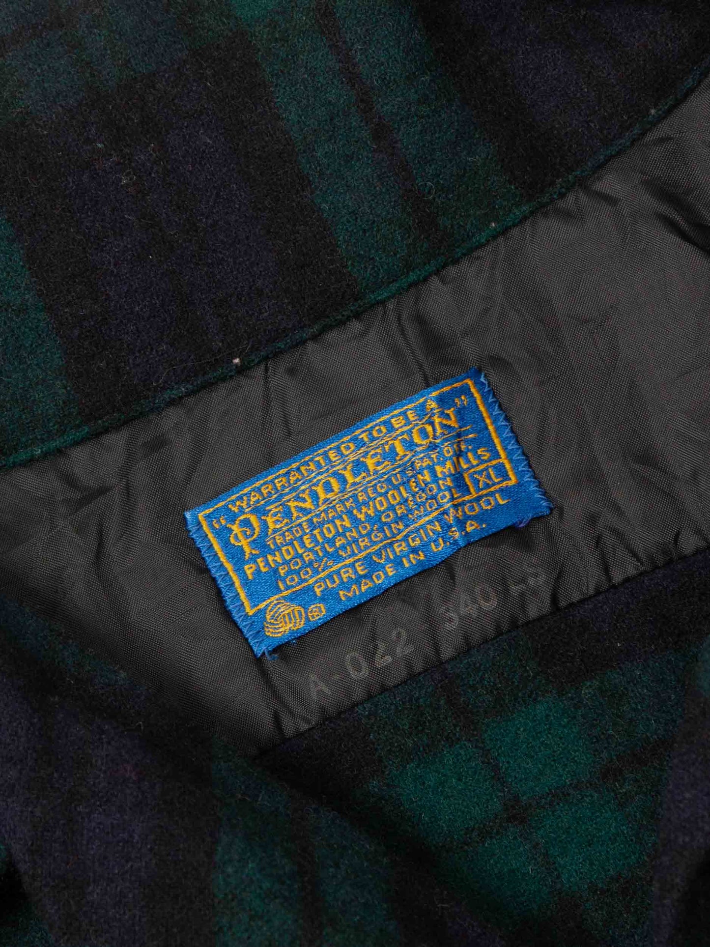 Vtg 1970s Pendleton Tartan Plaid Wool Shirt – Made in USA (L)