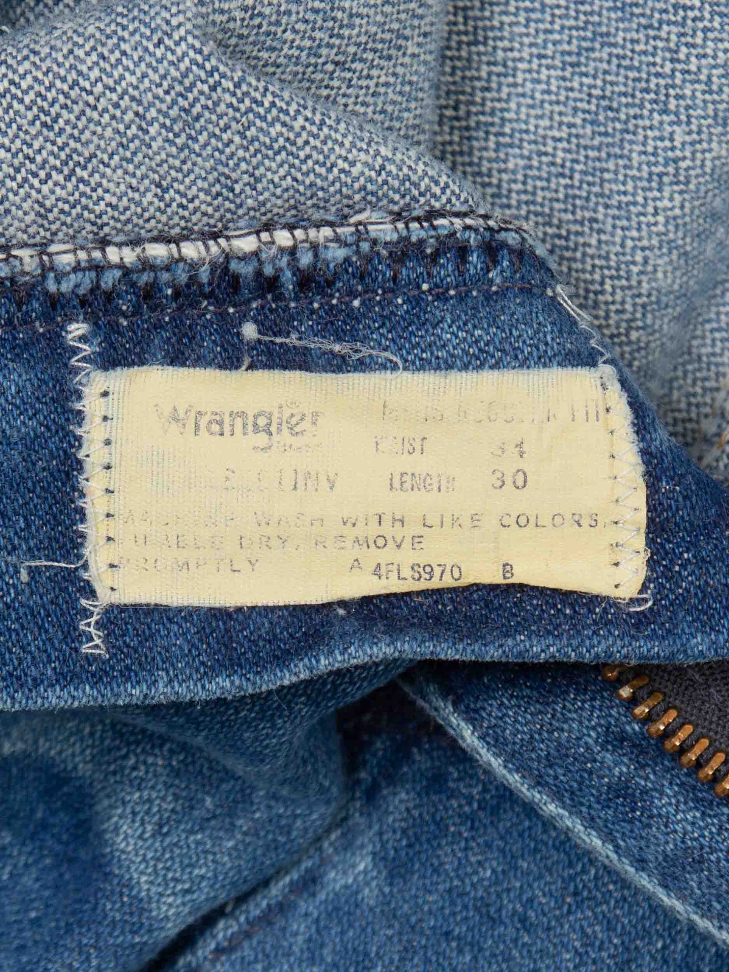 Vtg 1970s Bootcut Wrangler Jeans - Made in USA (34x30)