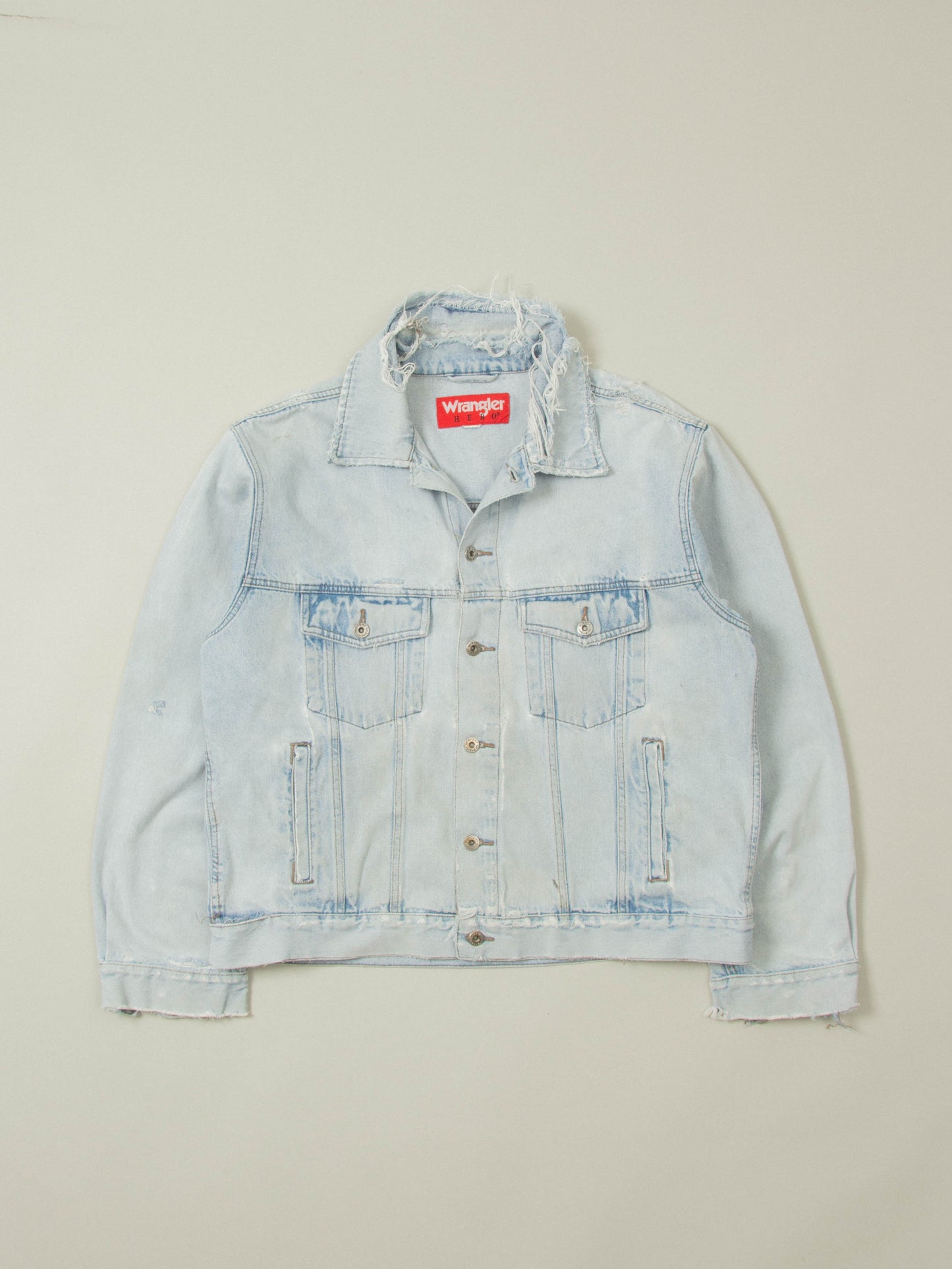 Vtg 1990s Wrangler Denim Trucker Jacket (L)