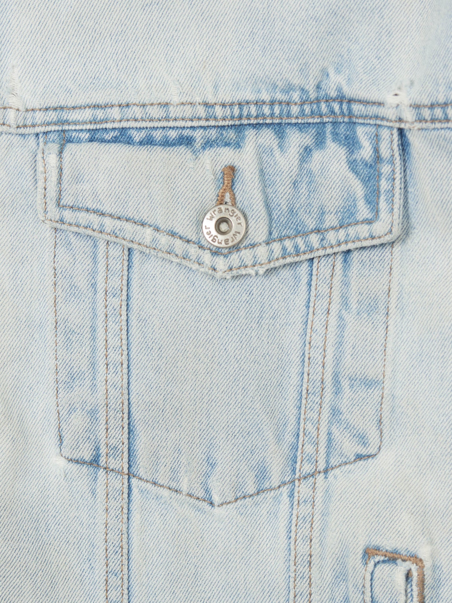 Vtg 1990s Wrangler Denim Trucker Jacket (L)