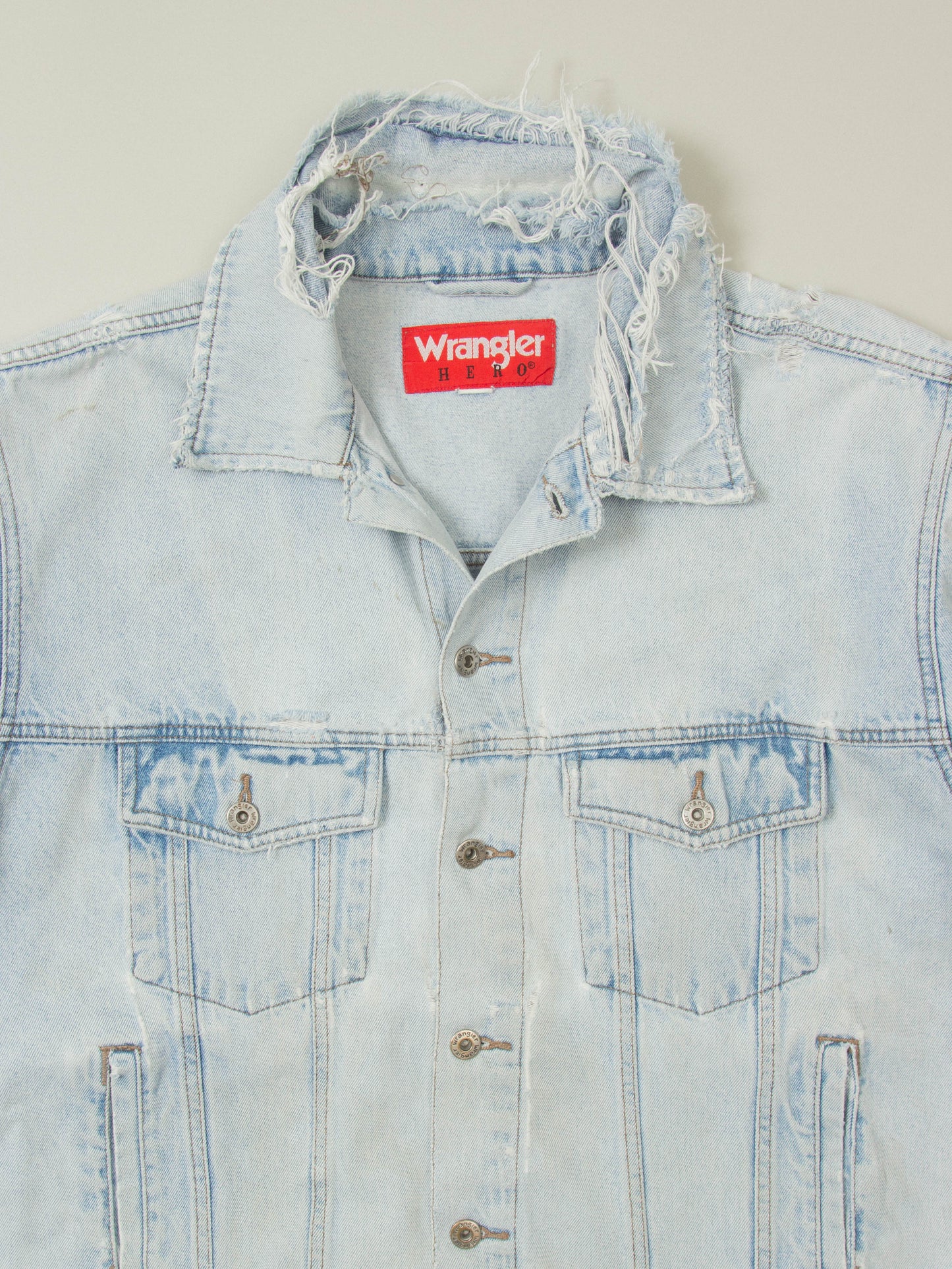 Vtg 1990s Wrangler Denim Trucker Jacket (L)