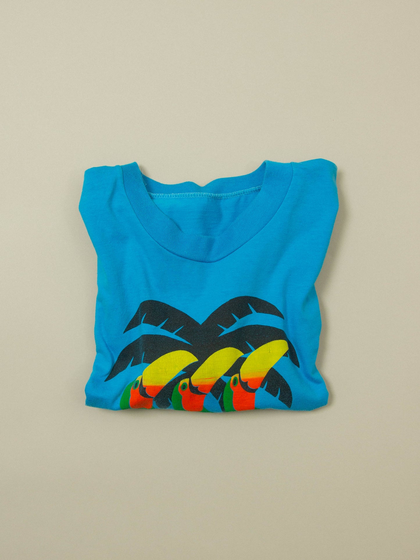 Vtg 1980s Veracruz 'Tucanes' Single Stitch Tee (XL)