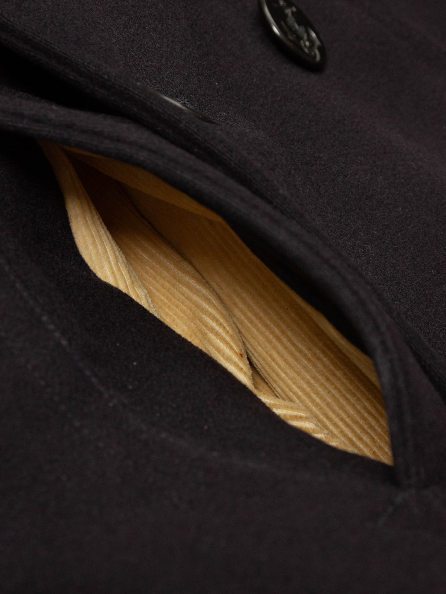 Vtg 1950s US Navy Wool Peacoat - Made in USA (S)