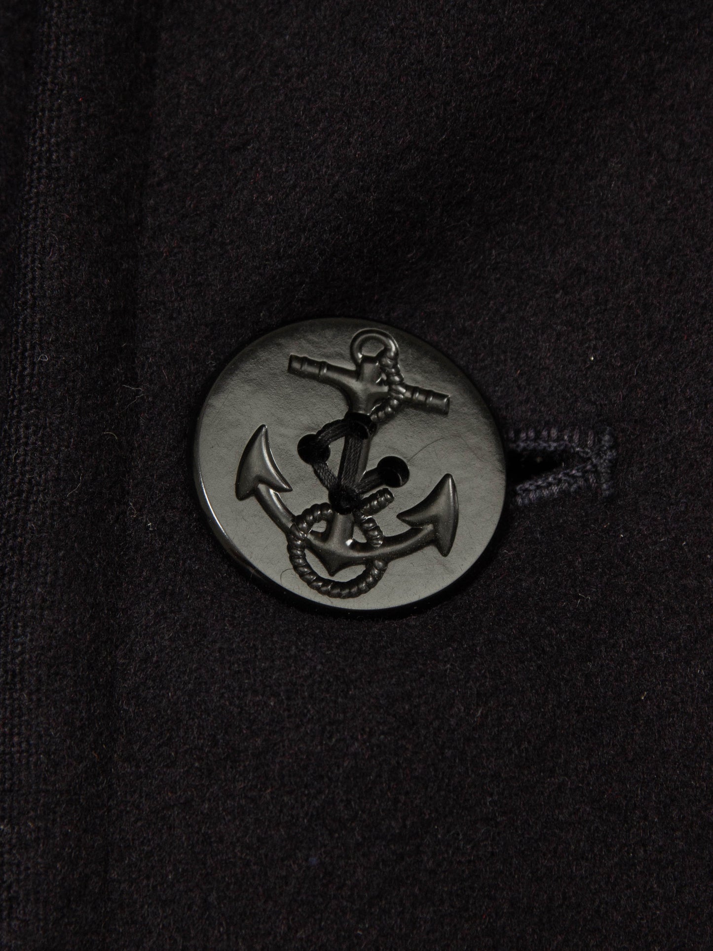 Vtg 1950s US Navy Wool Peacoat - Made in USA (S)