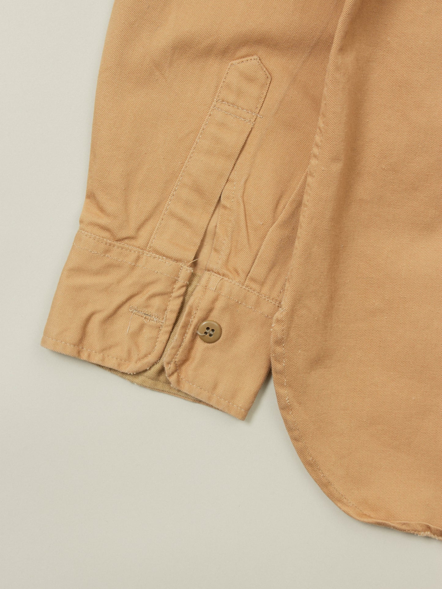 Vtg 1980s Greek Army Officer Shirt (XS)