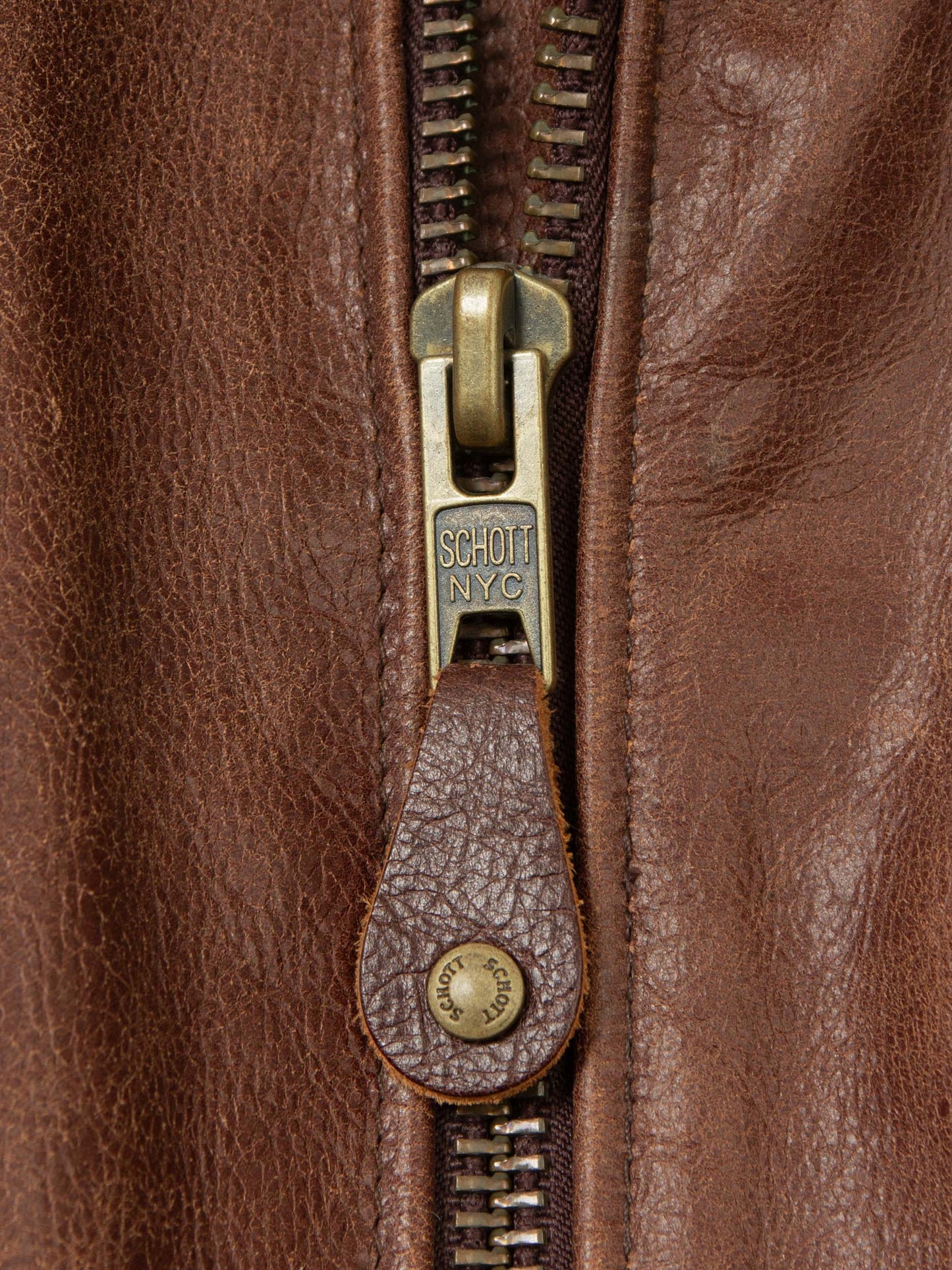 NOS Schott Perfecto Leather Jacket - Made in USA (M)