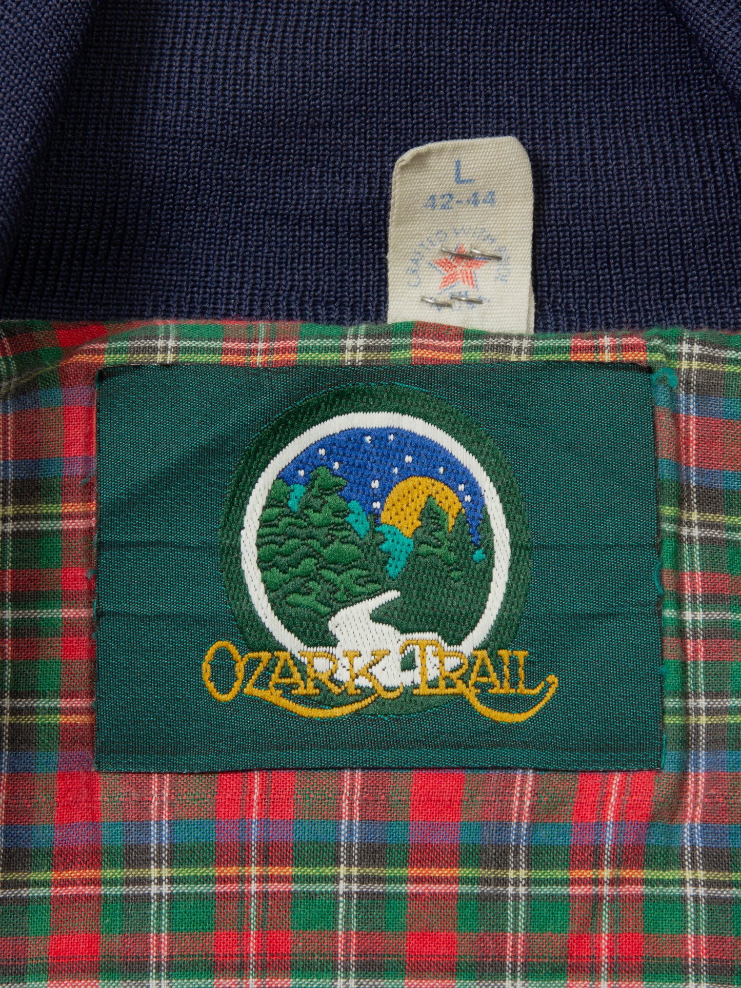 Vtg 1980s Ozark Trail Sports Bomber Jacket - Made in USA (M)