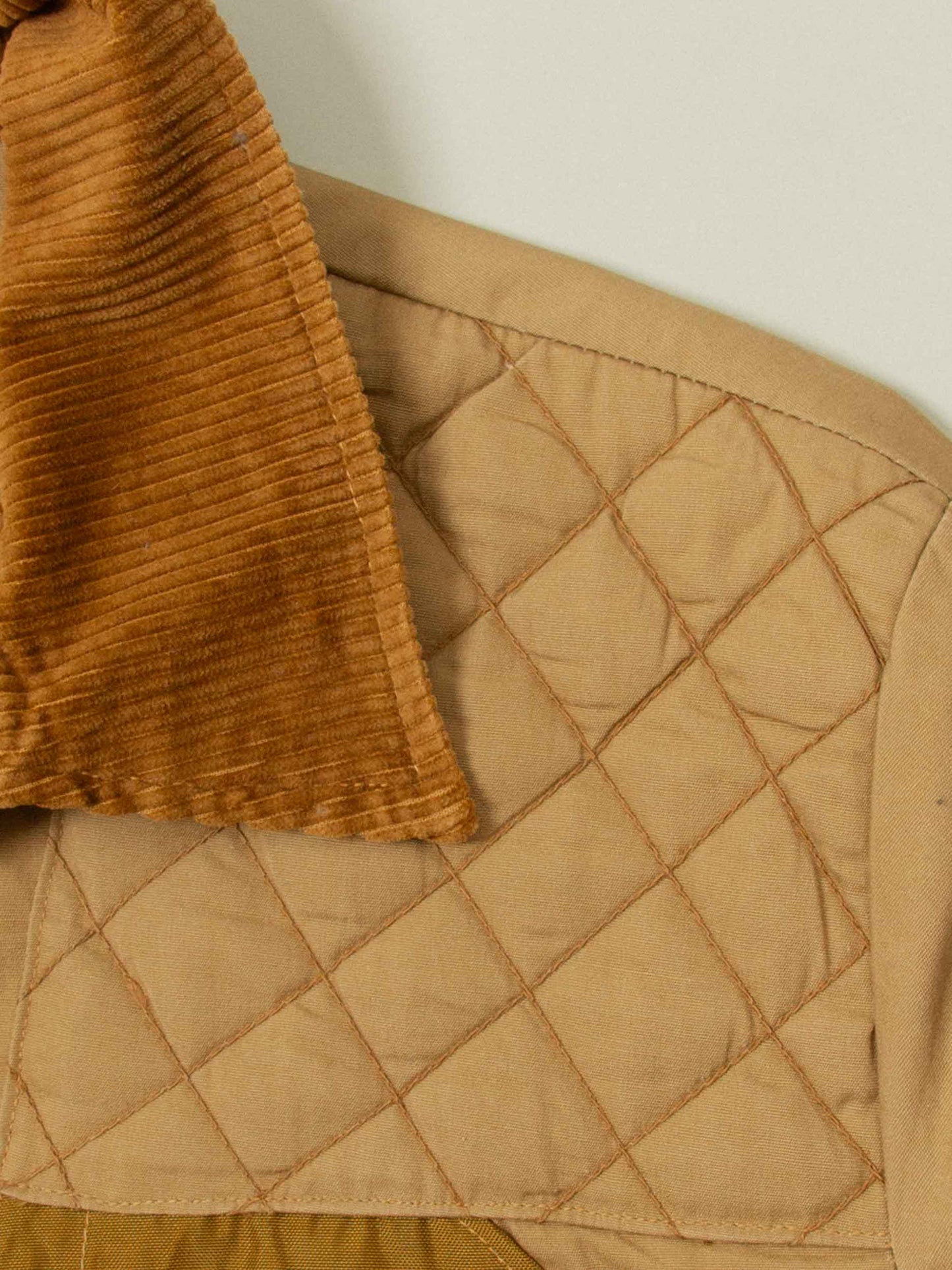 Vtg 1970s Corduroy Collar Hunting Jacket (M)