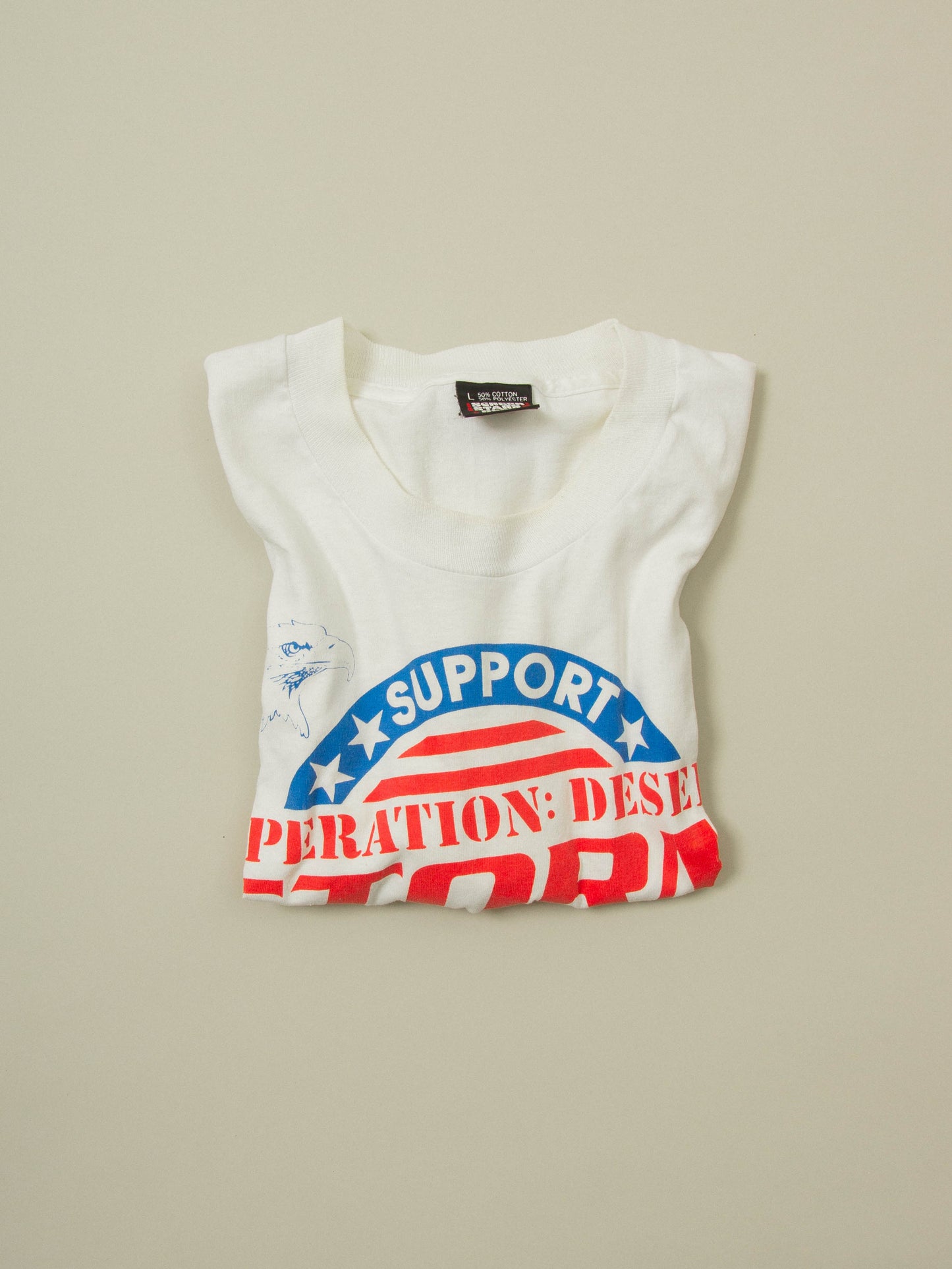 Vtg 1990s 'Operation Desert Storm' Single Stitch Tee - Made in USA (M)