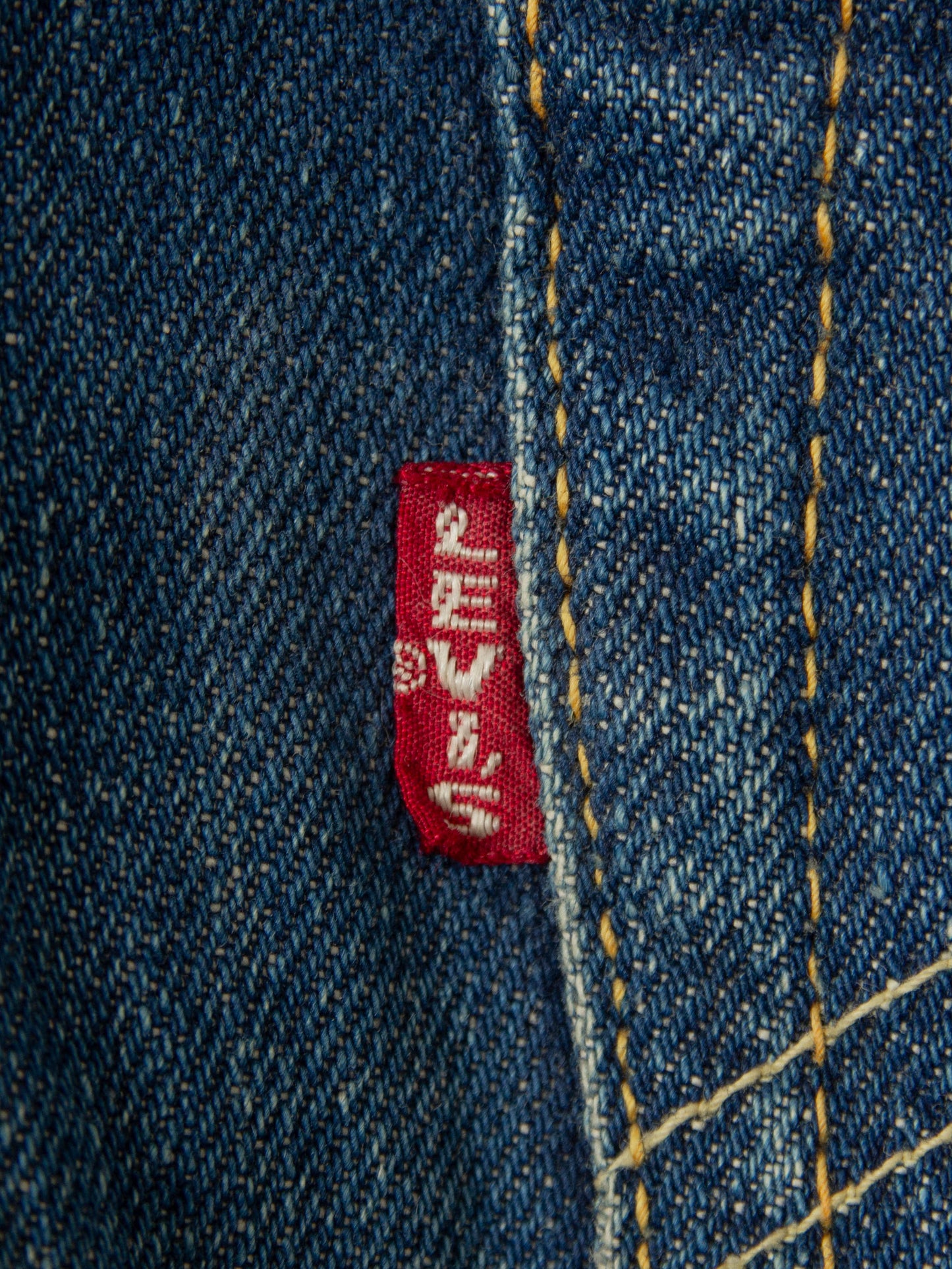 Vtg 1950s 'Lady' Levi's 701 Selvedge Big E Jeans (26x28)
