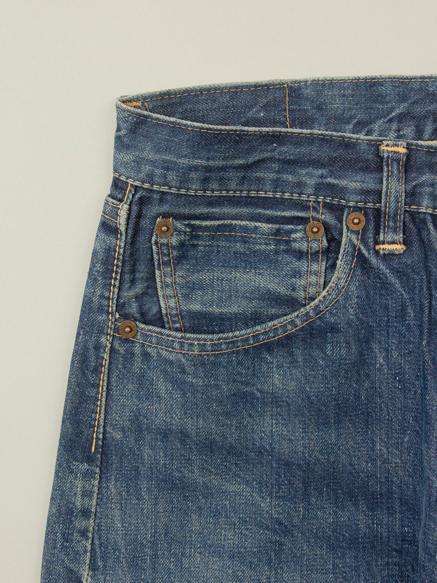Vtg Transitional '66' Levi's 501 Selvedge Big E Jeans (28x30)