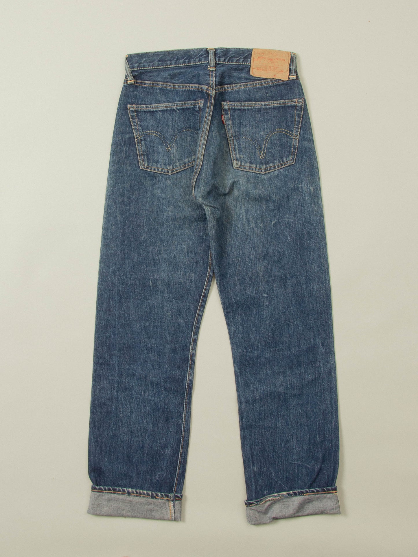 Vtg Transitional '66' Levi's 501 Selvedge Big E Jeans (28x30)