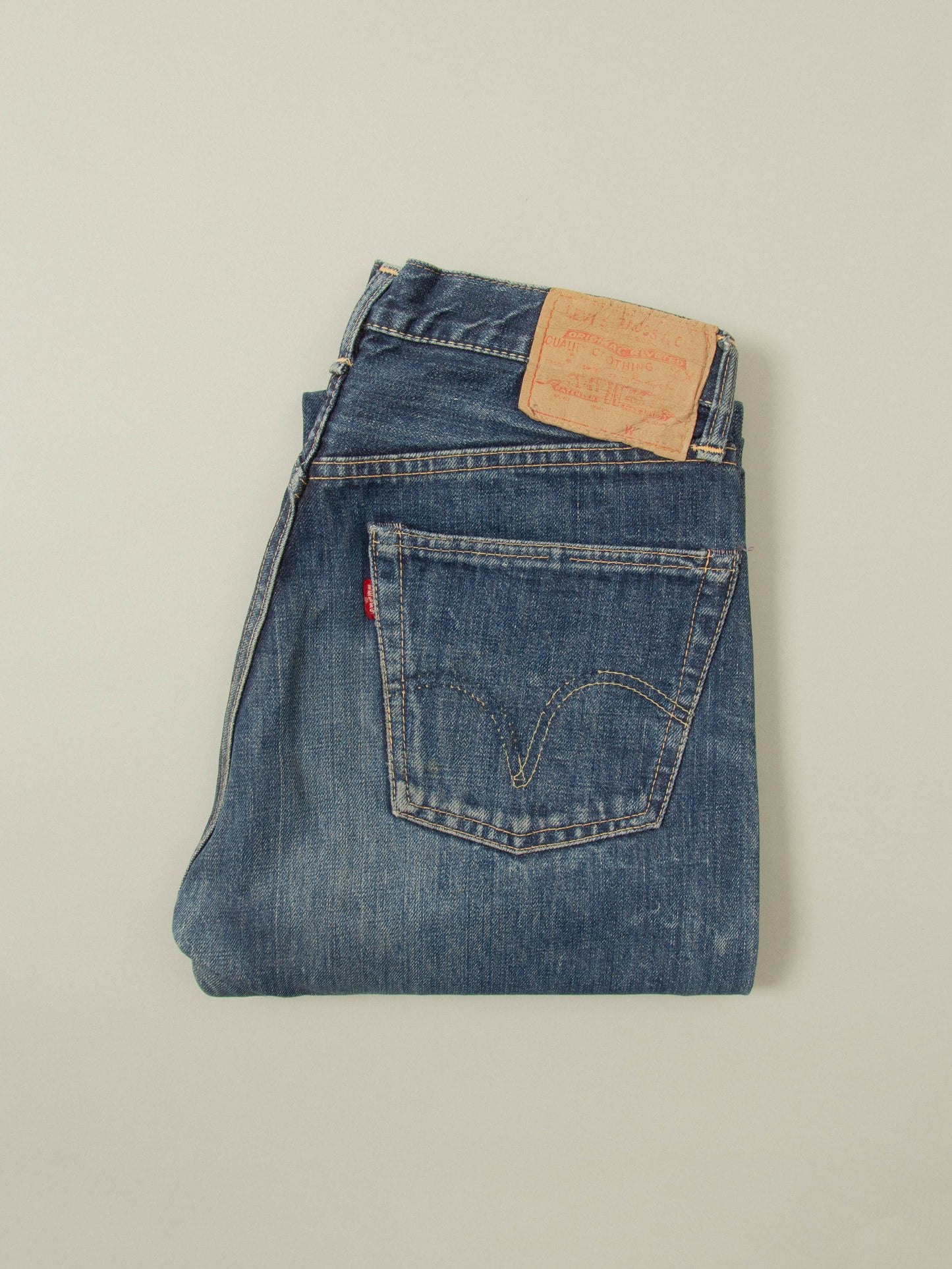 Vtg Transitional '66' Levi's 501 Selvedge Big E Jeans (28x30)