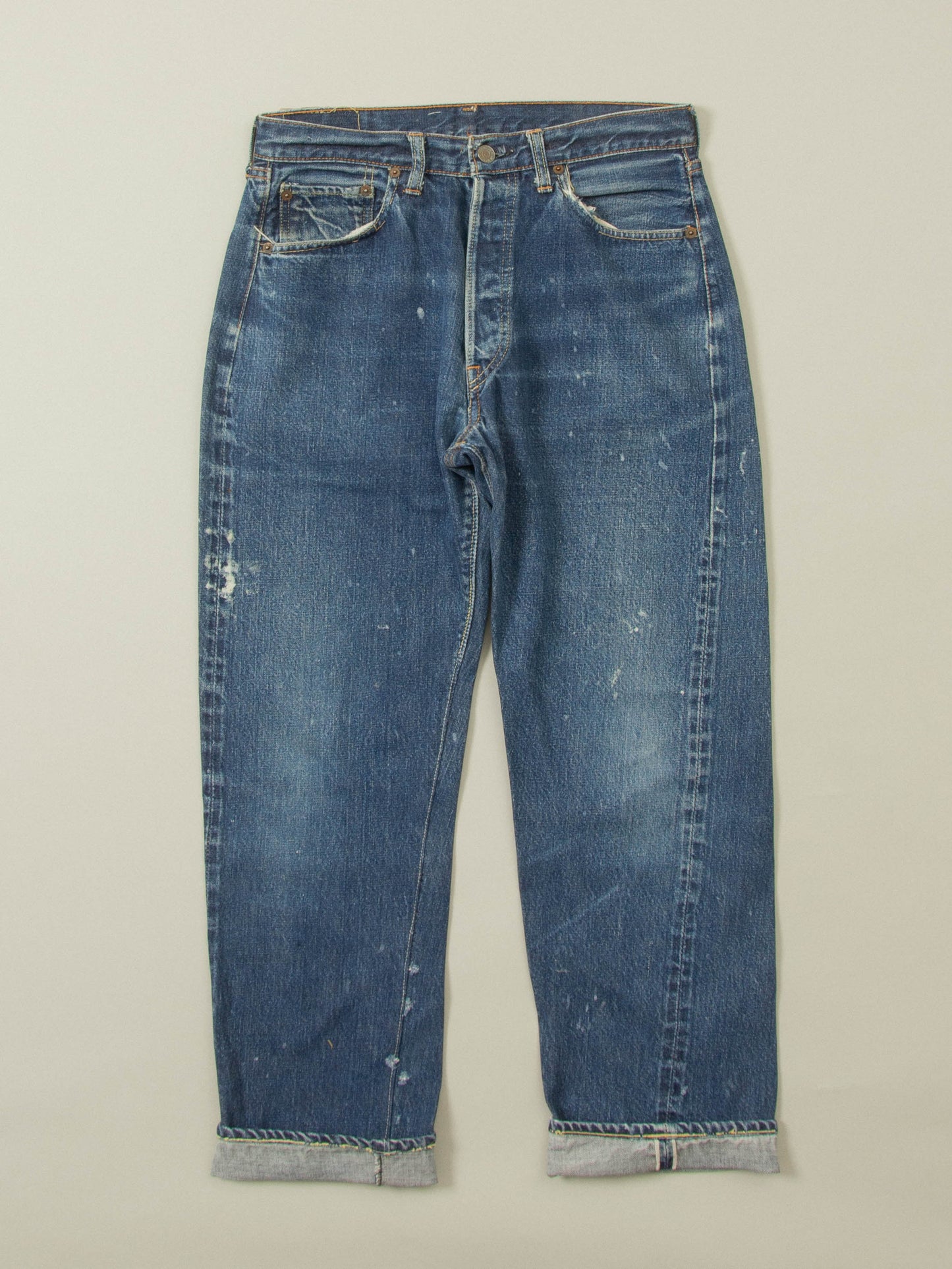 Vtg 1960s Levi's 501 Selvedge Big E Jeans (31x29)
