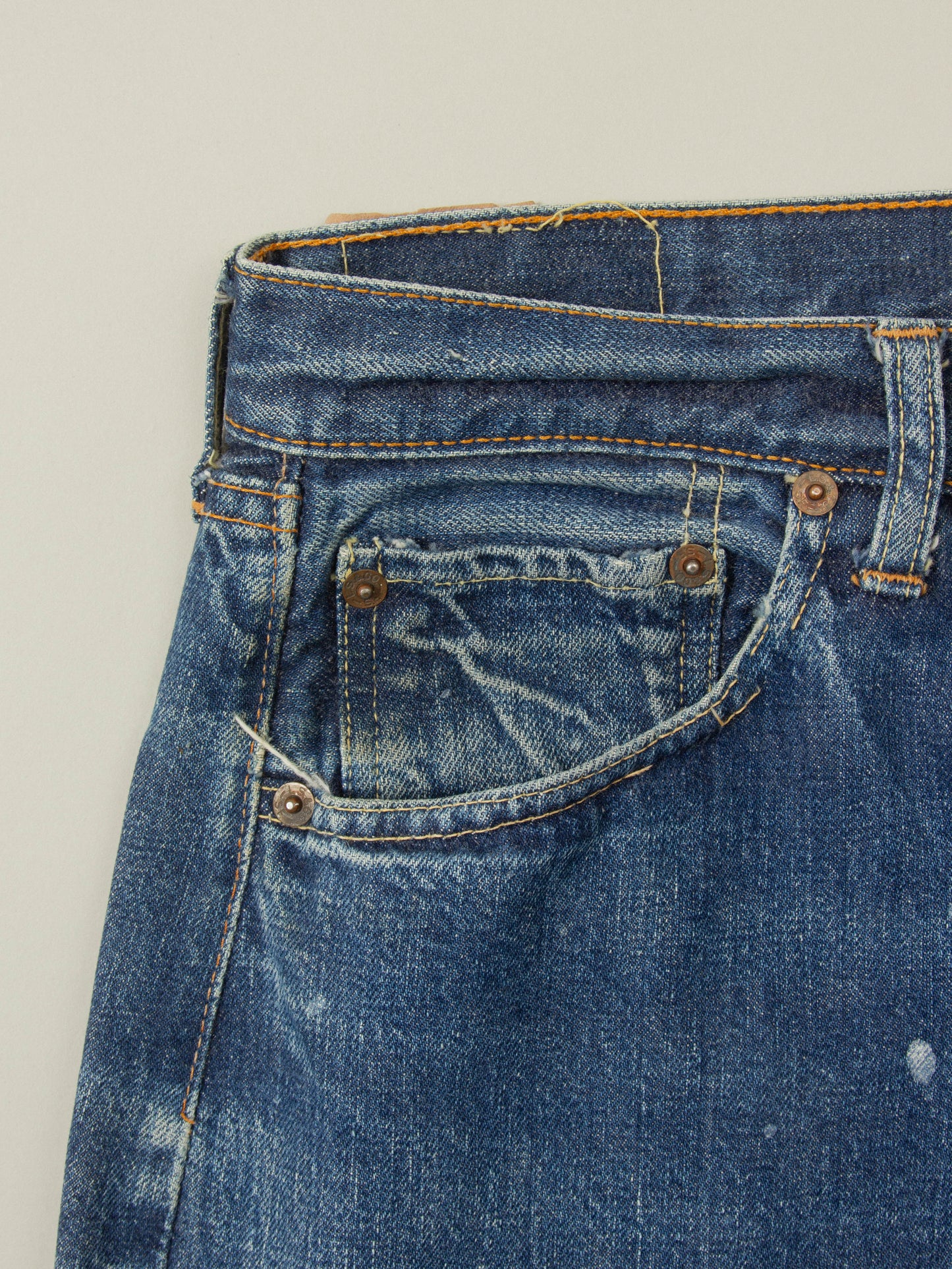 Vtg 1960s Levi's 501 Selvedge Big E Jeans (31x29)