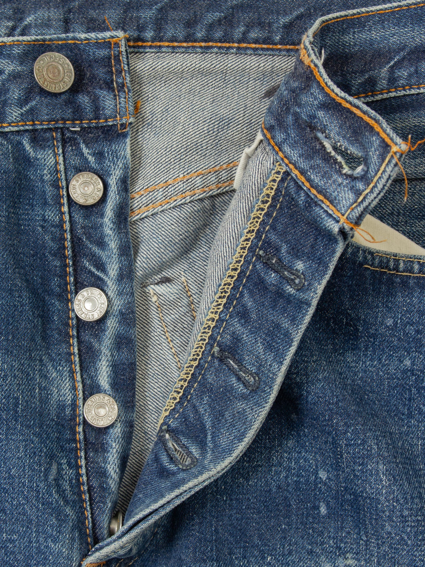 Vtg 1960s Levi's 501 Selvedge Big E Jeans (31x29)
