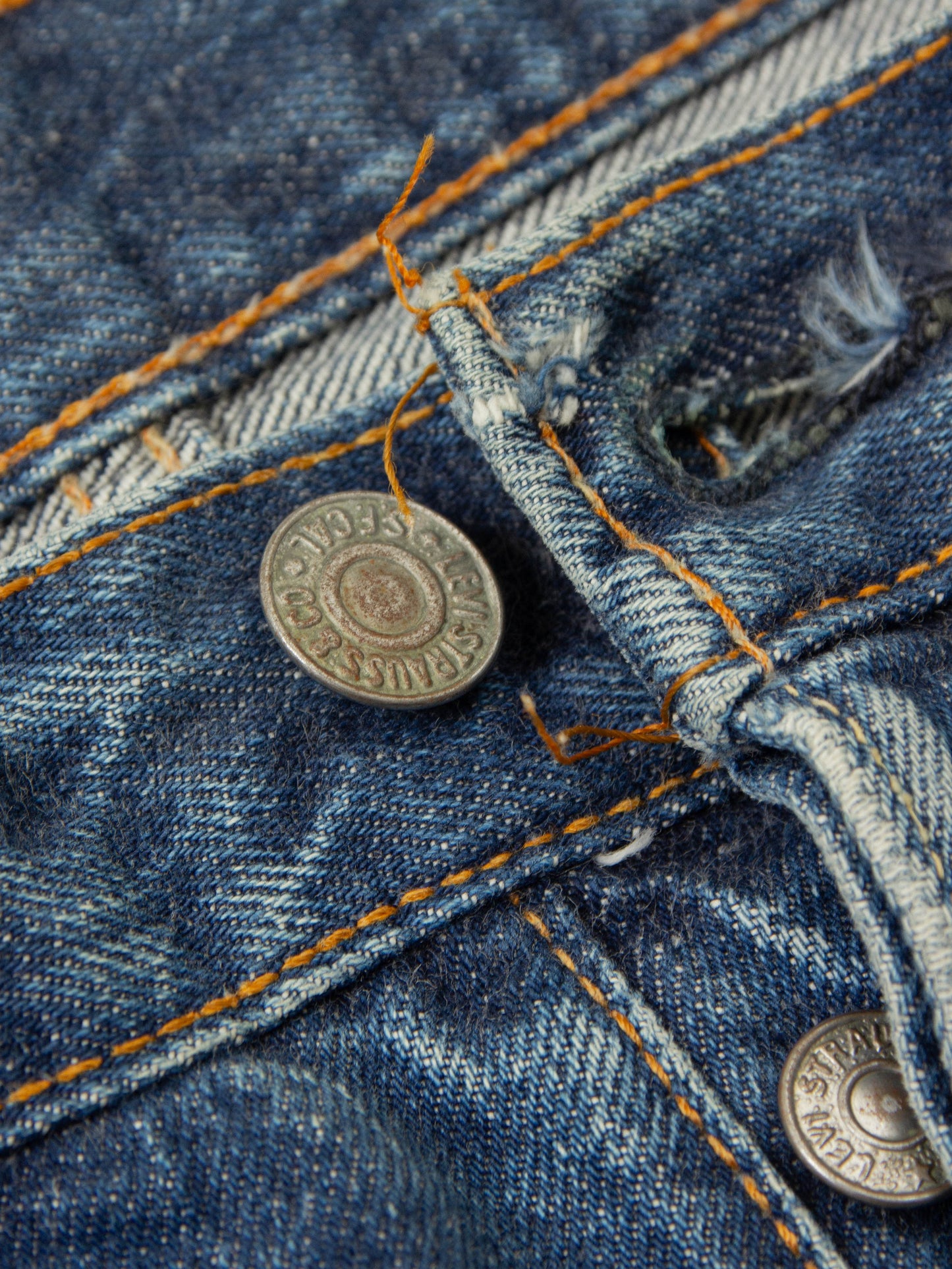 Vtg 1960s Levi's 501 Selvedge Big E Jeans (31x29)
