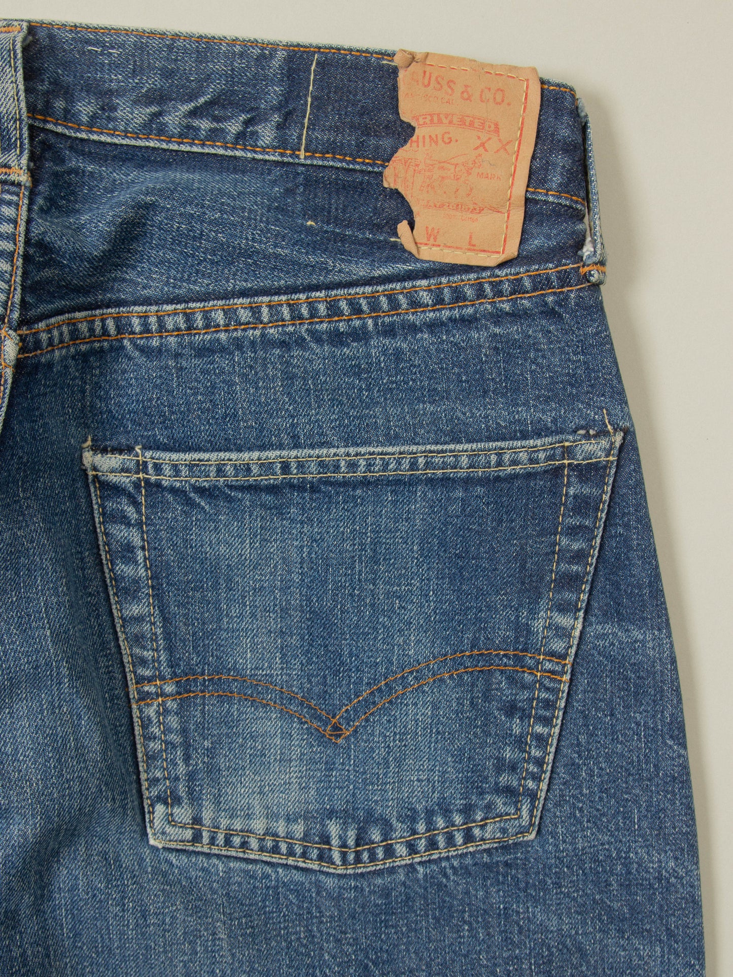 Vtg 1960s Levi's 501 Selvedge Big E Jeans (31x29)
