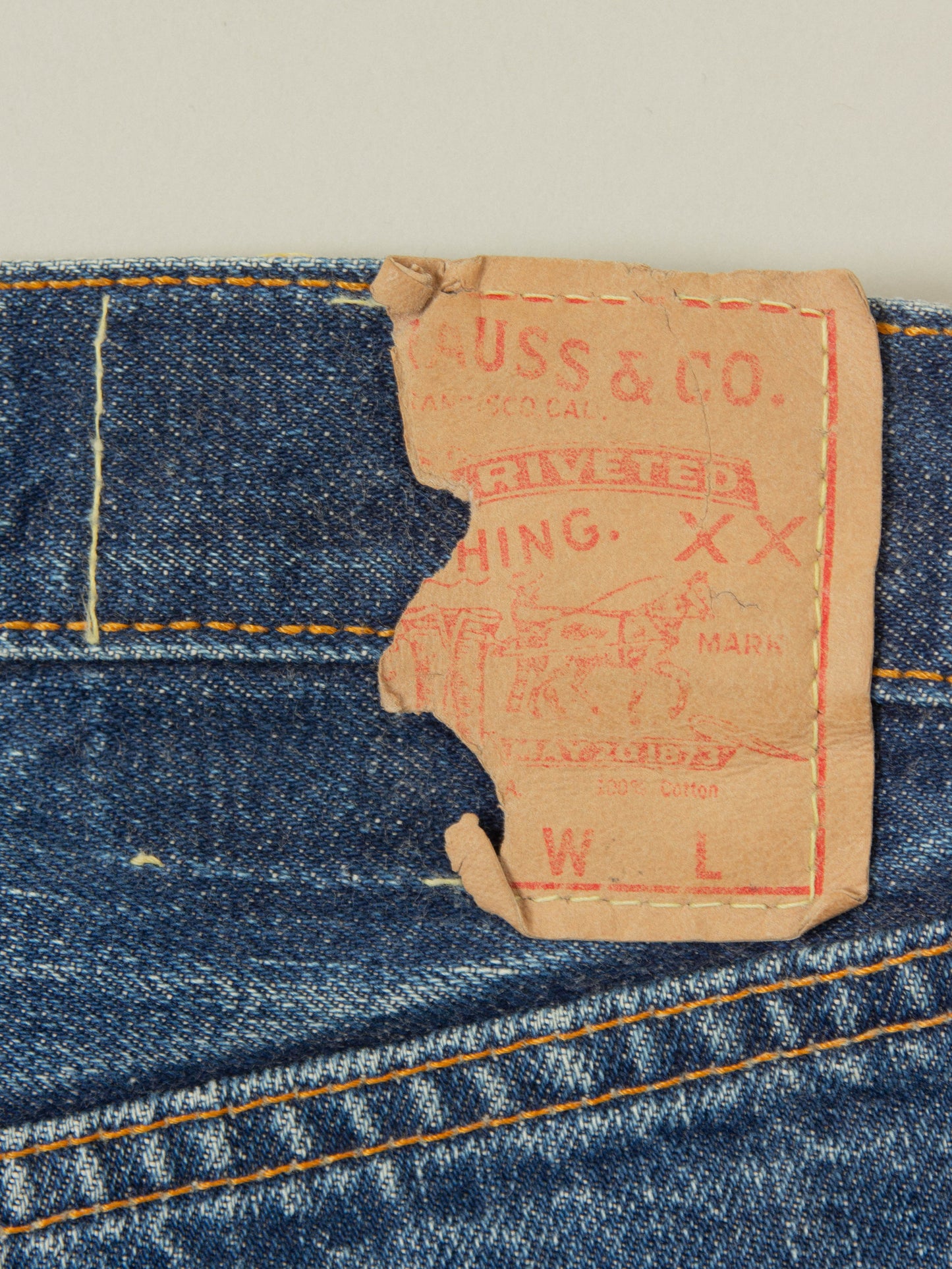 Vtg 1960s Levi's 501 Selvedge Big E Jeans (31x29)