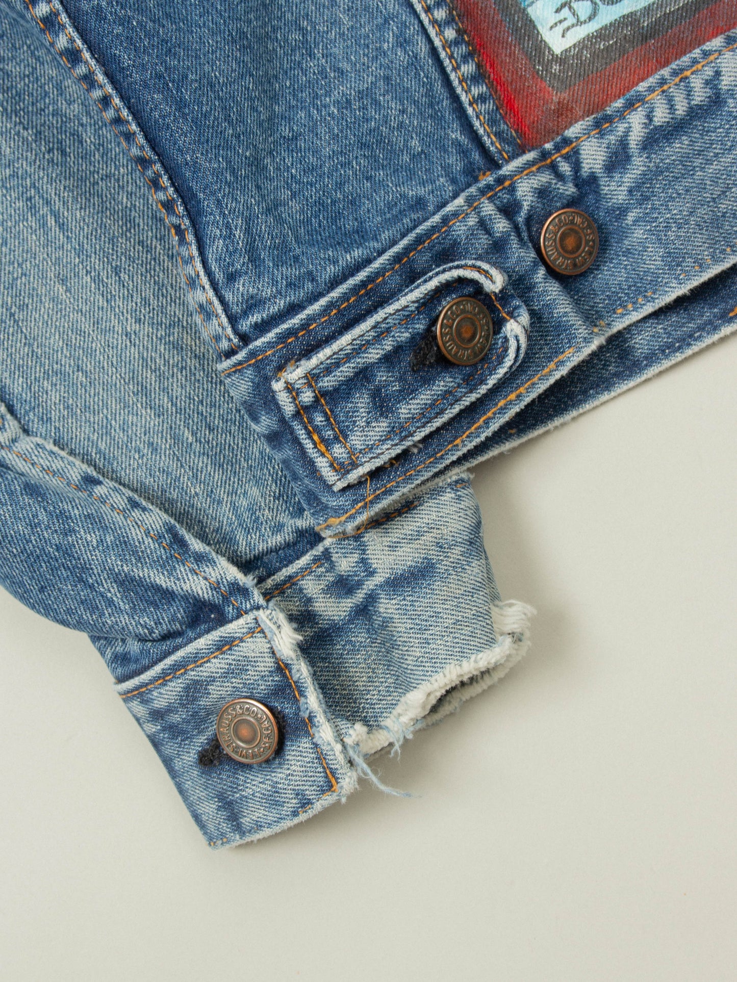 Vtg 1970s Levi's Denim Trucker Jacket - Made in USA (S)