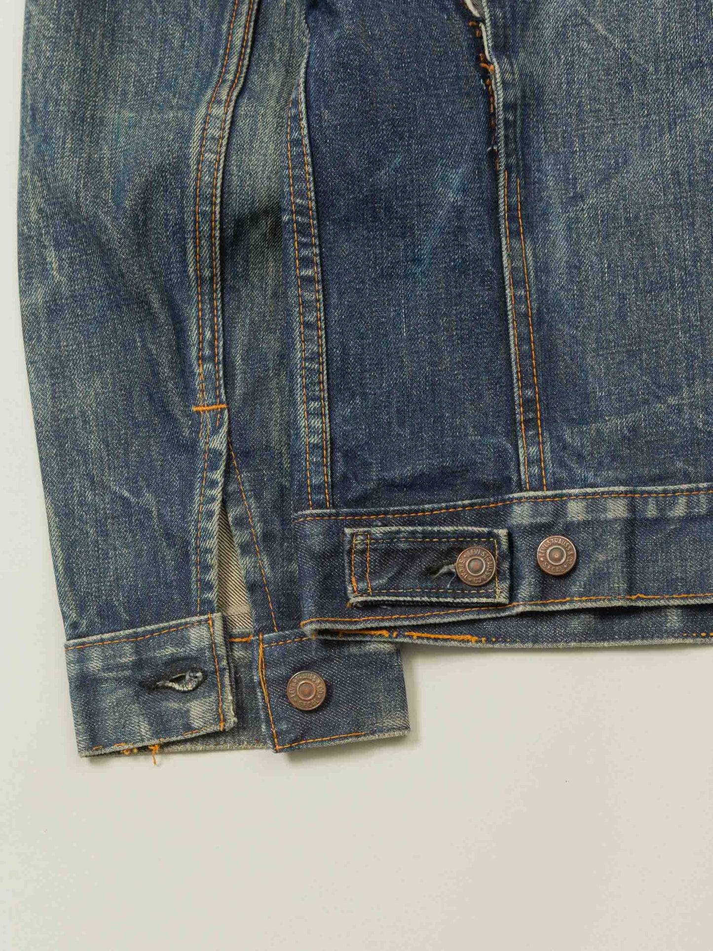 Vtg 1960s Levi's Big E Trucker Denim Jacket (S)