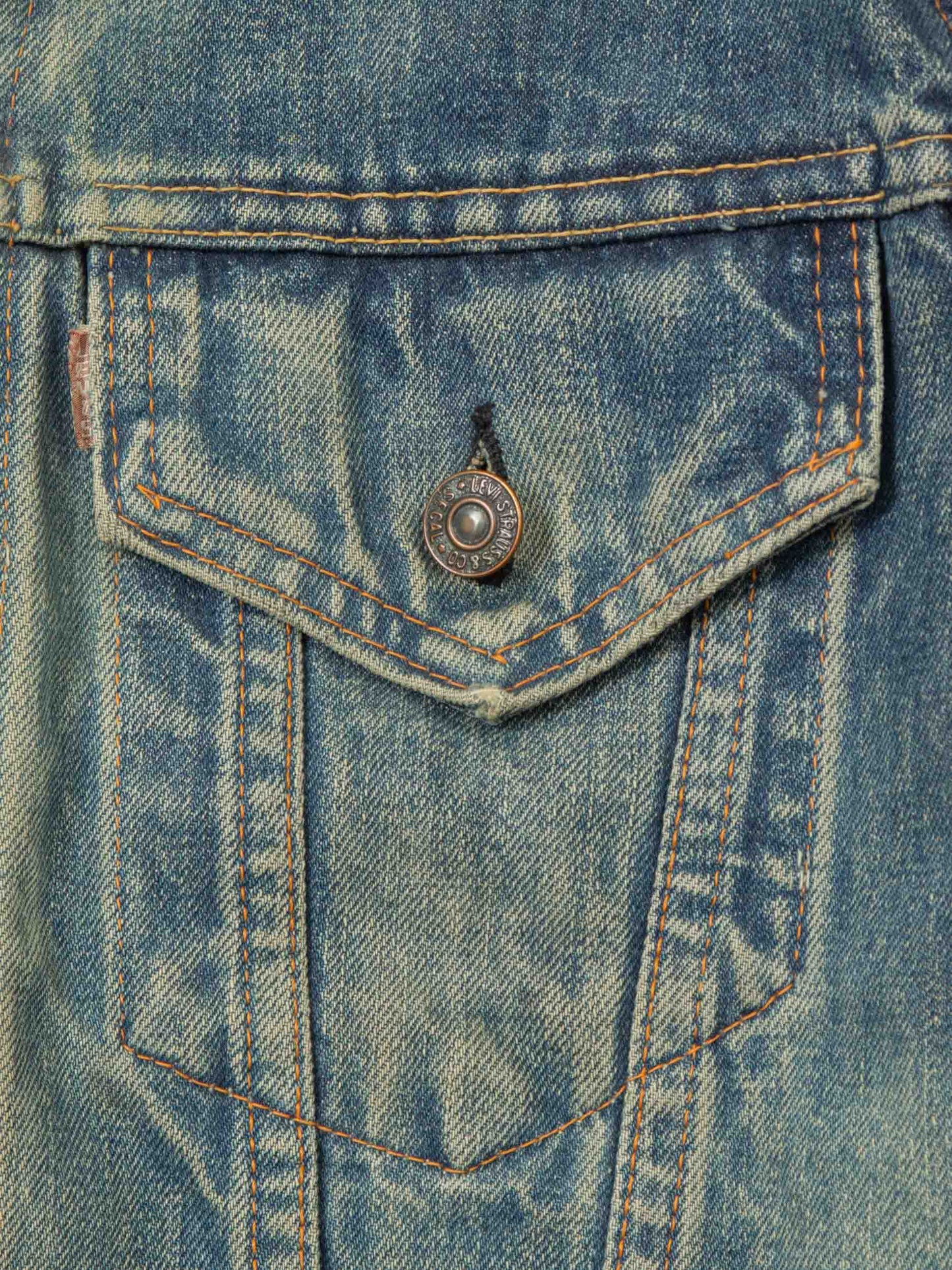 Vtg 1960s Levi's Big E Denim Trucker Jacket (M)