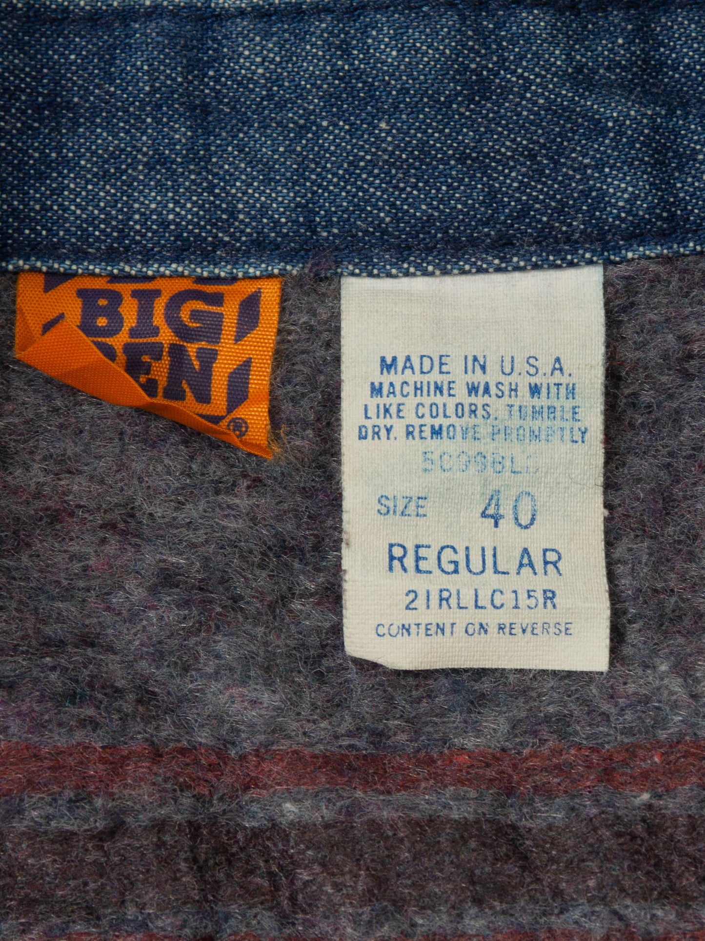 Vtg 1980s Big Ben Lined Chore Loco Jacket - Made in USA (M)