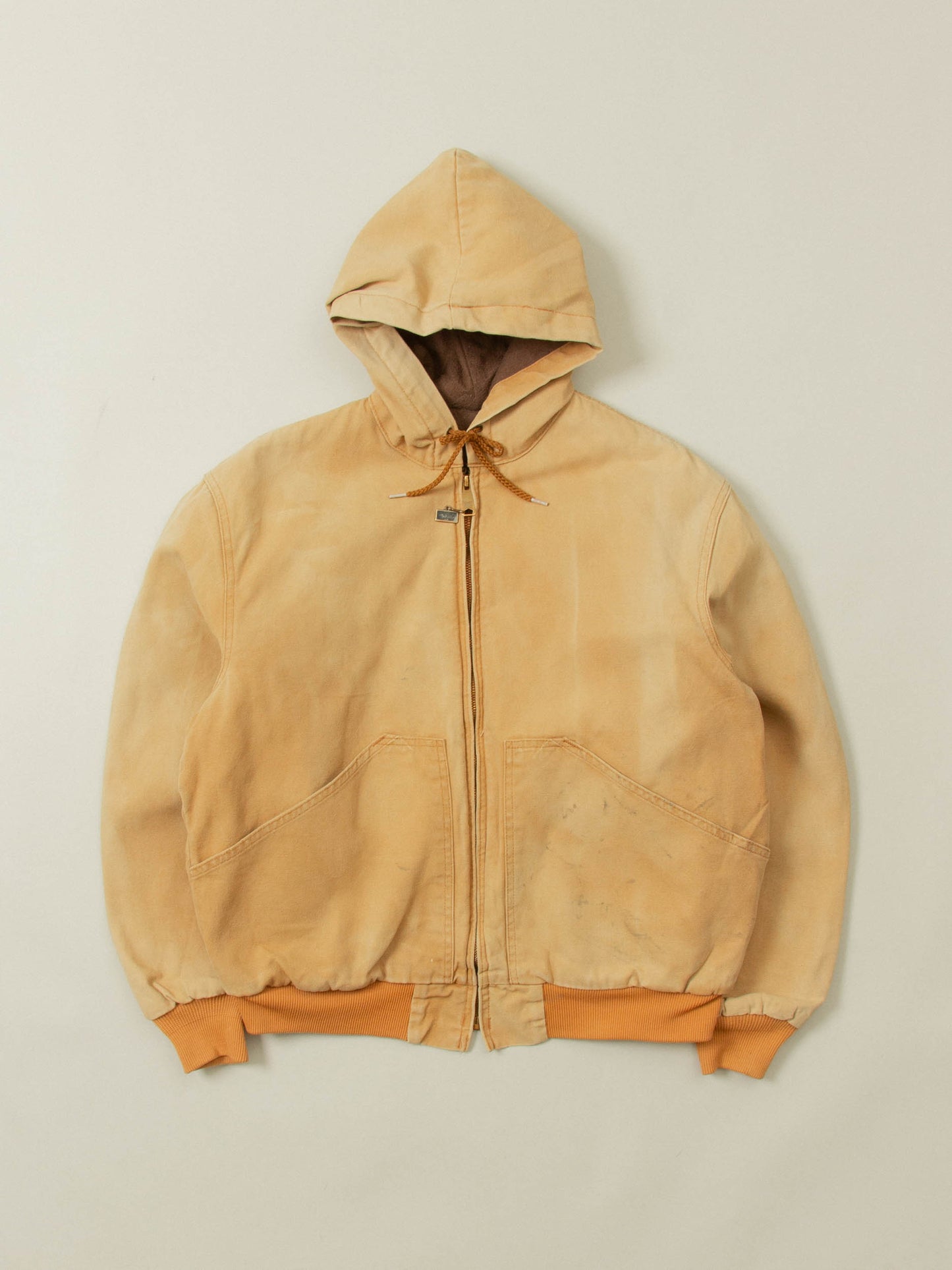 Vtg 1980s Walls Hooded Canvas Workwear Jacket (M)