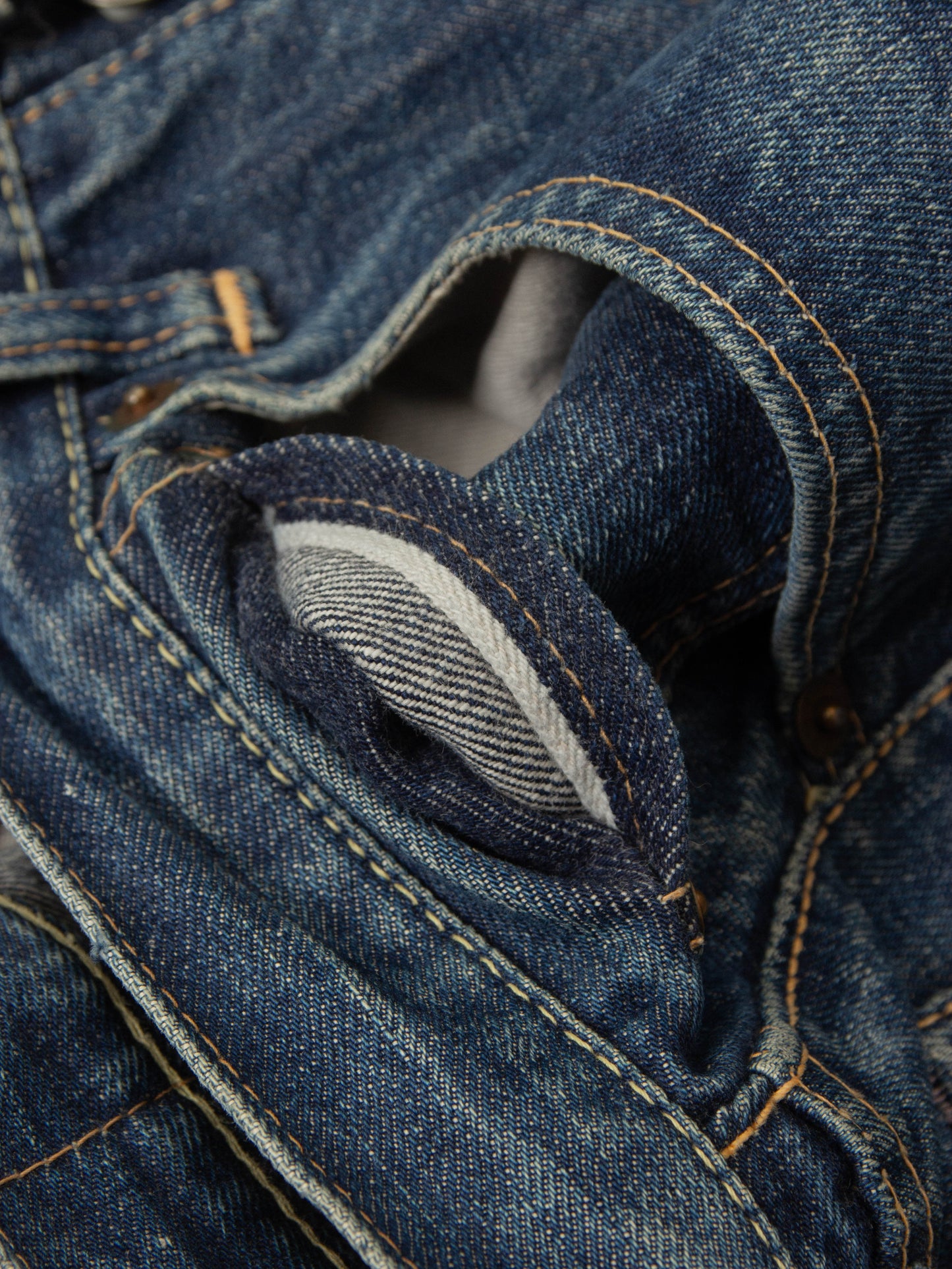 Vtg Transitional '66' Levi's 501 Selvedge Big E Jeans (28x30)