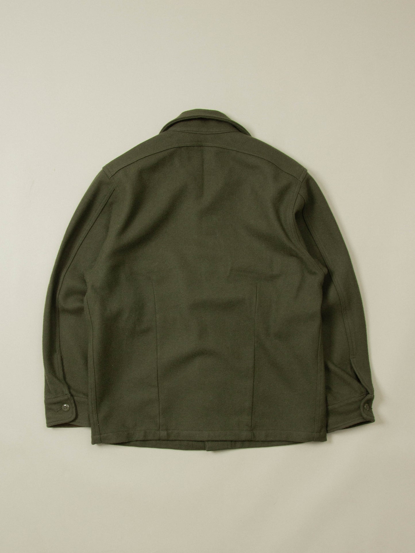 Vtg 1970s Canadian Army Wool Shirt