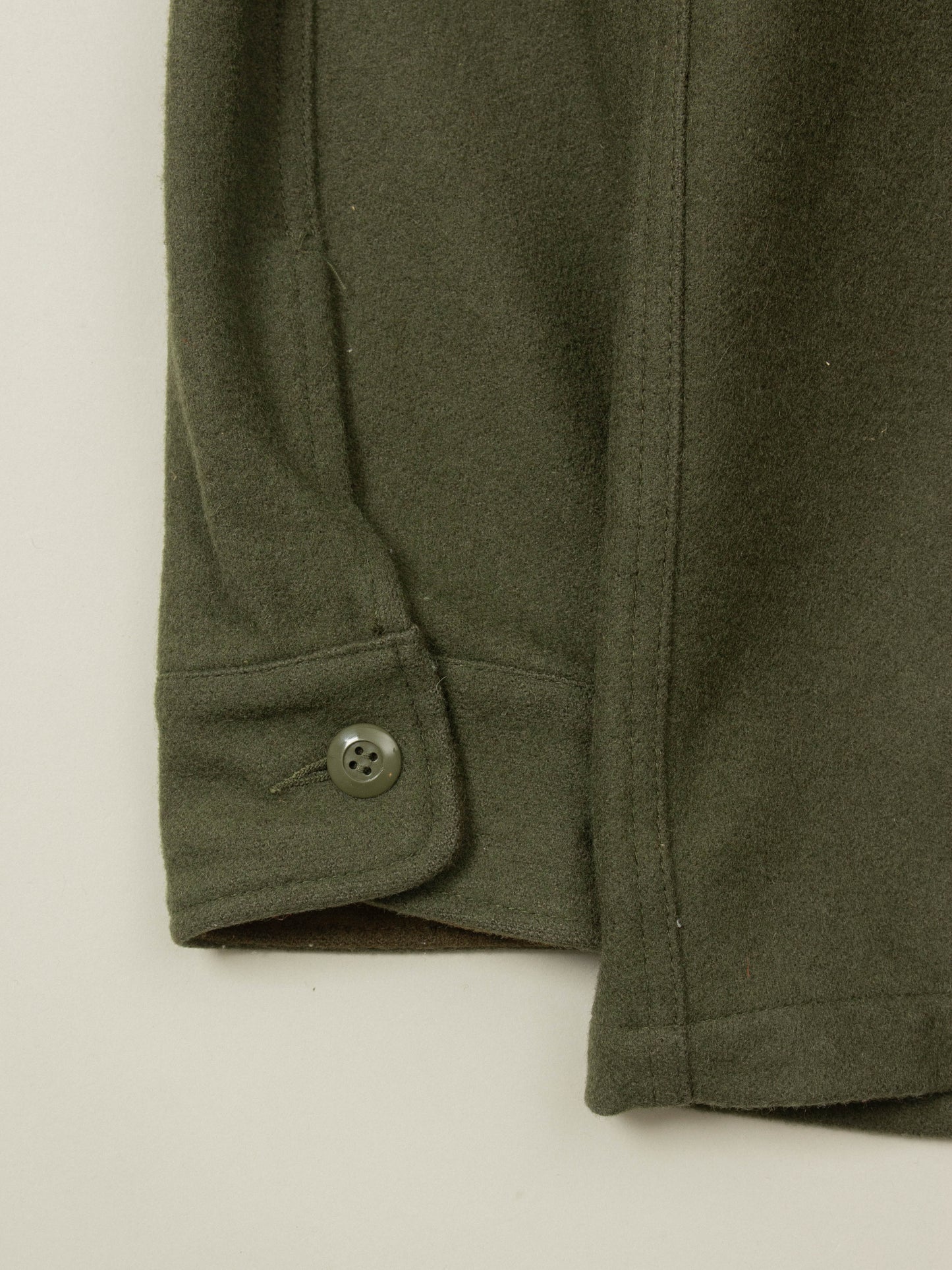 Vtg 1970s Canadian Army Wool Shirt