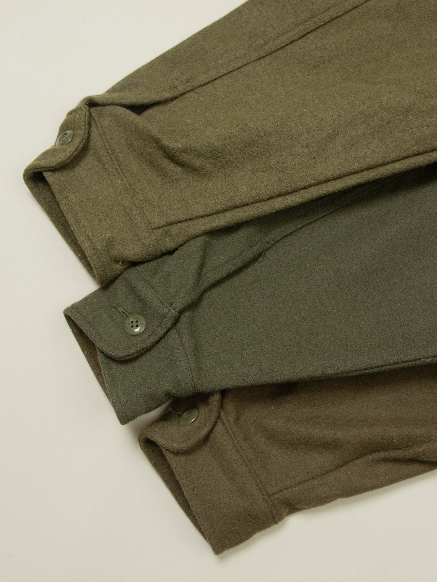 Vtg 1970s Canadian Army Wool Shirt